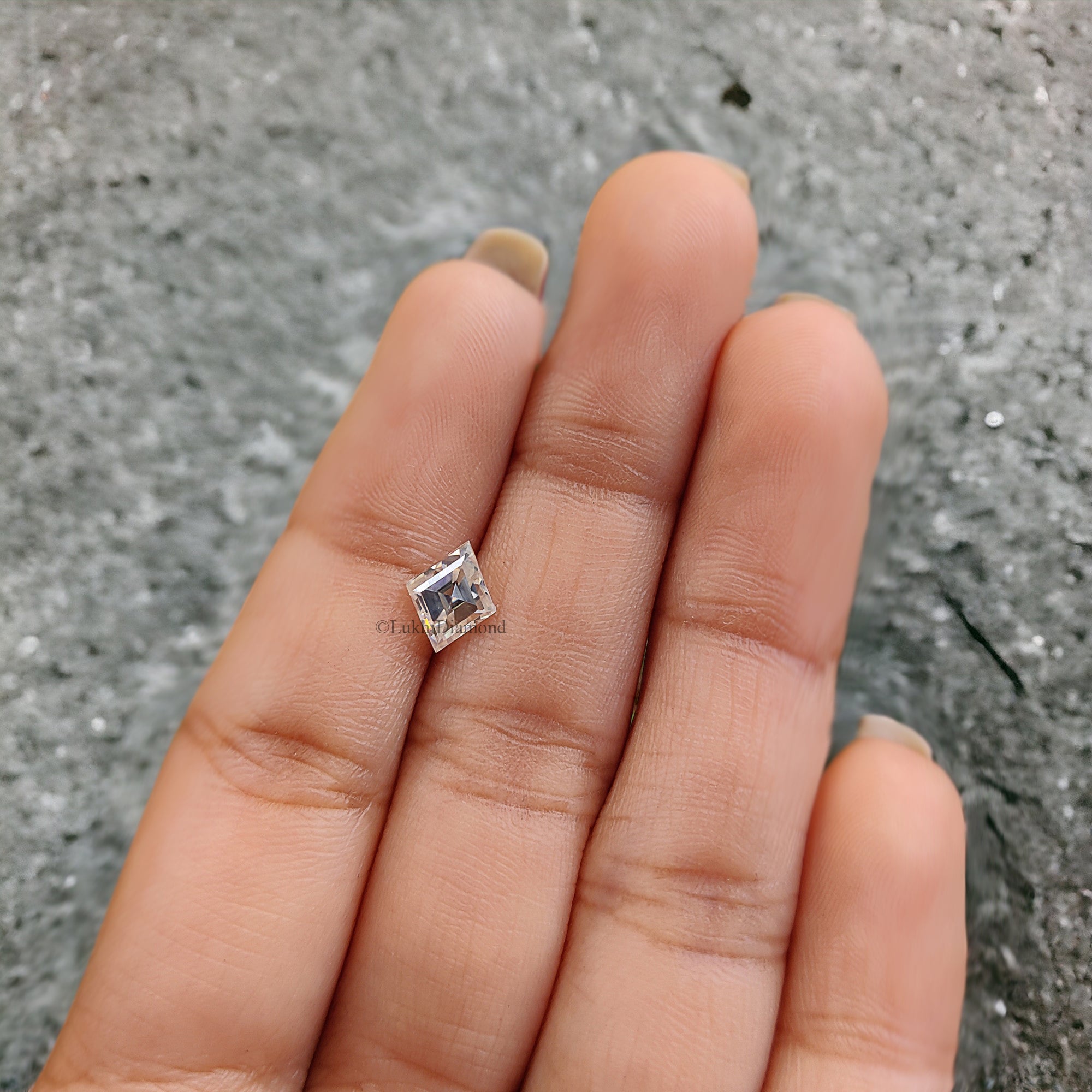 Kite Brilliant Cut Loose White Moissanite Stone 7,8,10,12,14 MM Vintage Antique Handcrafted Eye Clean Moissanite Engagement Gift Ring Q142
