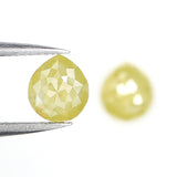 Natural Loose Pear Pair Diamond, Yellow Color Pear Diamond, Natural Loose Diamond, Pear Cut Diamond, Pear Pair, 1.54 CT Pear Shape KR2723