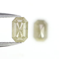 Natural Loose Emerald Pair Diamond, Grey Color Diamond, Natural Loose Diamond, Emerald Cut Diamond, 1.12 CT Emerald Cut Pair Diamond KR2720