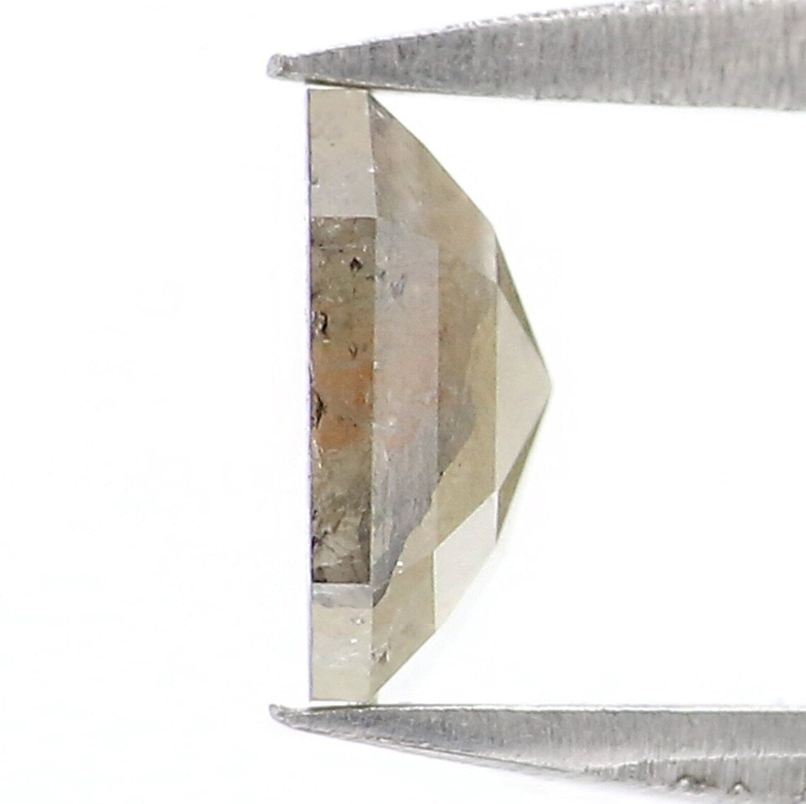 0.73 CT Natural Loose Radiant Shape Diamond Grey Color Radiant Diamond 5.70 MM Natural Loose Diamond Radiant Shape Rose Cut Diamond NQ8172