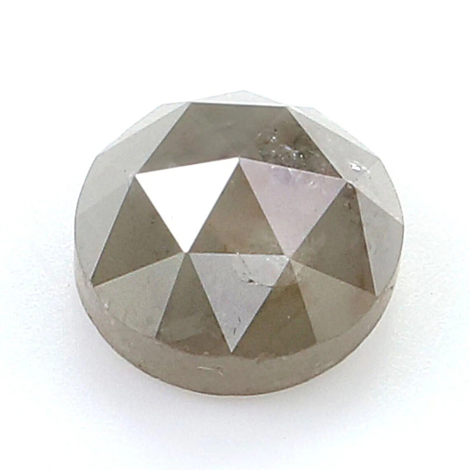 0.91 CT Natural Loose Round Rose Cut Diamond Black Color Round Shape Diamond 5.50 MM Natural Loose Green Color Round Rose Cut Diamond NQ8924