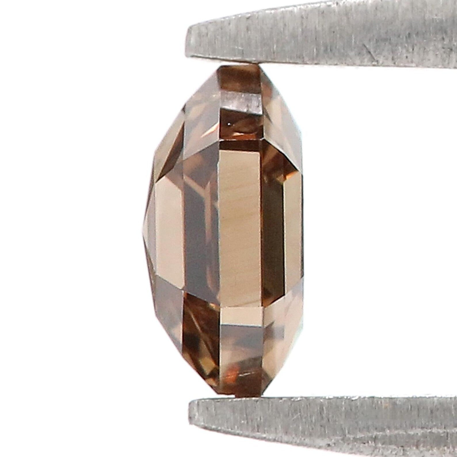 0.51 CT Natural Loose Hexagon Shape Diamond Brown Color Hexagon Diamond 5.25 MM Natural Loose Diamond Brown Hexagon Rose Cut Diamond NQ1246