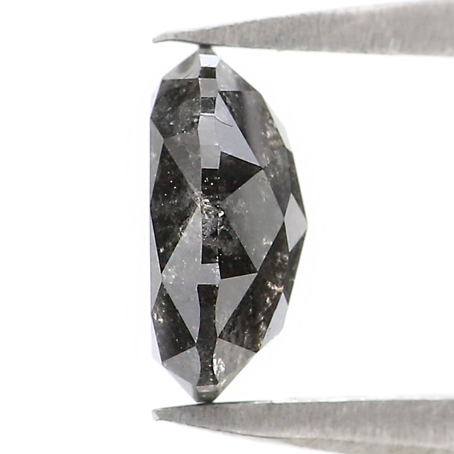 1.03 CT Natural Loose Oval Diamond Salt And Pepper Diamond Natural Loose Diamond 7.00 MM Oval Rose Cut Diamond Oval Shape Diamond NQ1345