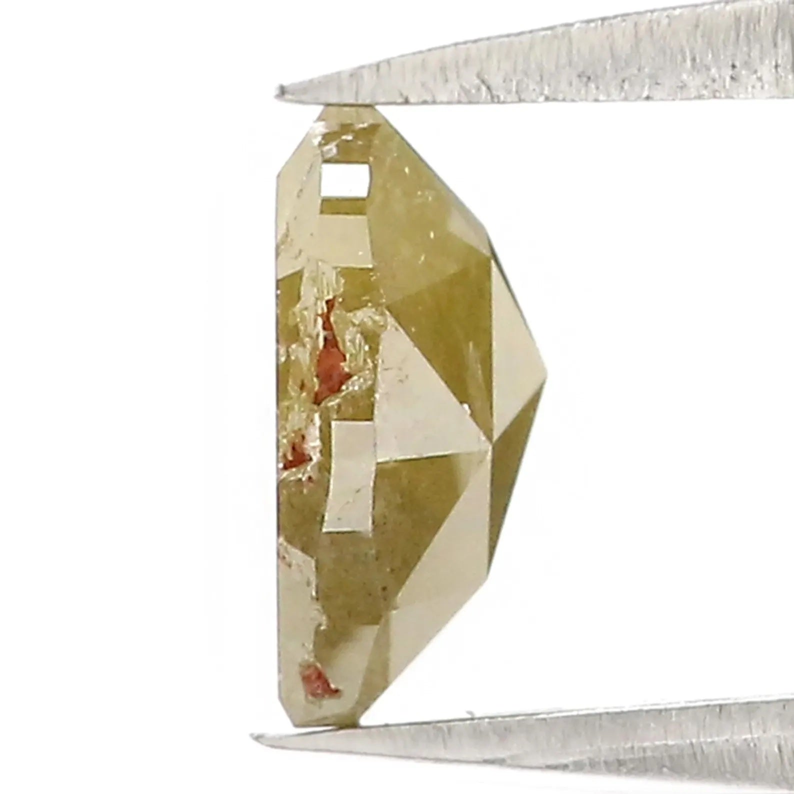 1.70 Ct Natural Loose Diamond Heart Yellow Color I3 Clarity 8.40 MM KDN8709