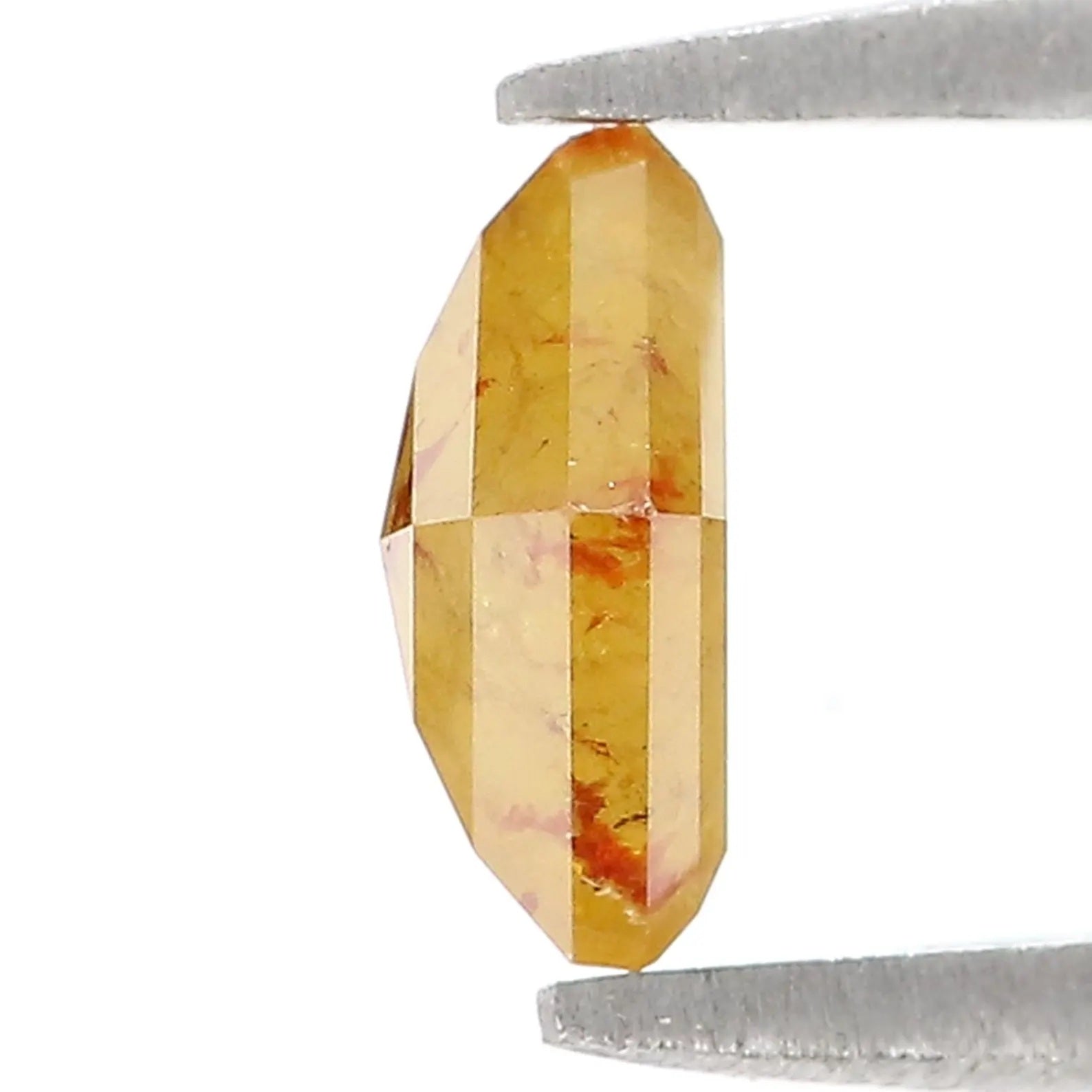 1.00 CT Natural Loose Kite Shape Diamond Yellow Color Kite Cut Diamond 7.45 MM Natural Loose Diamond Kite Shape Rose Cut Diamond QN634