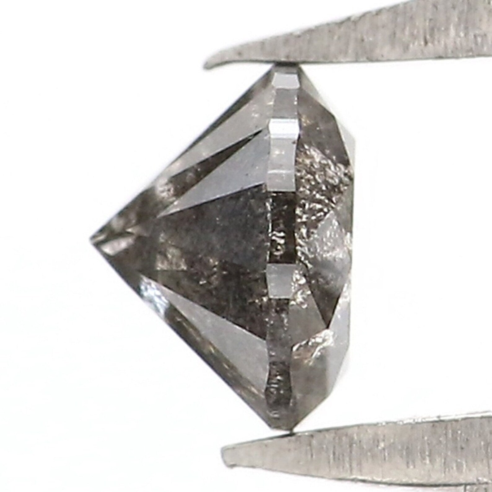 0.25 CT Natural Loose Round Brilliant Cut Diamond Salt And Pepper Diamond 3.80 MM Natural Loose Diamond Black Grey Round Cut Diamond NQ9515