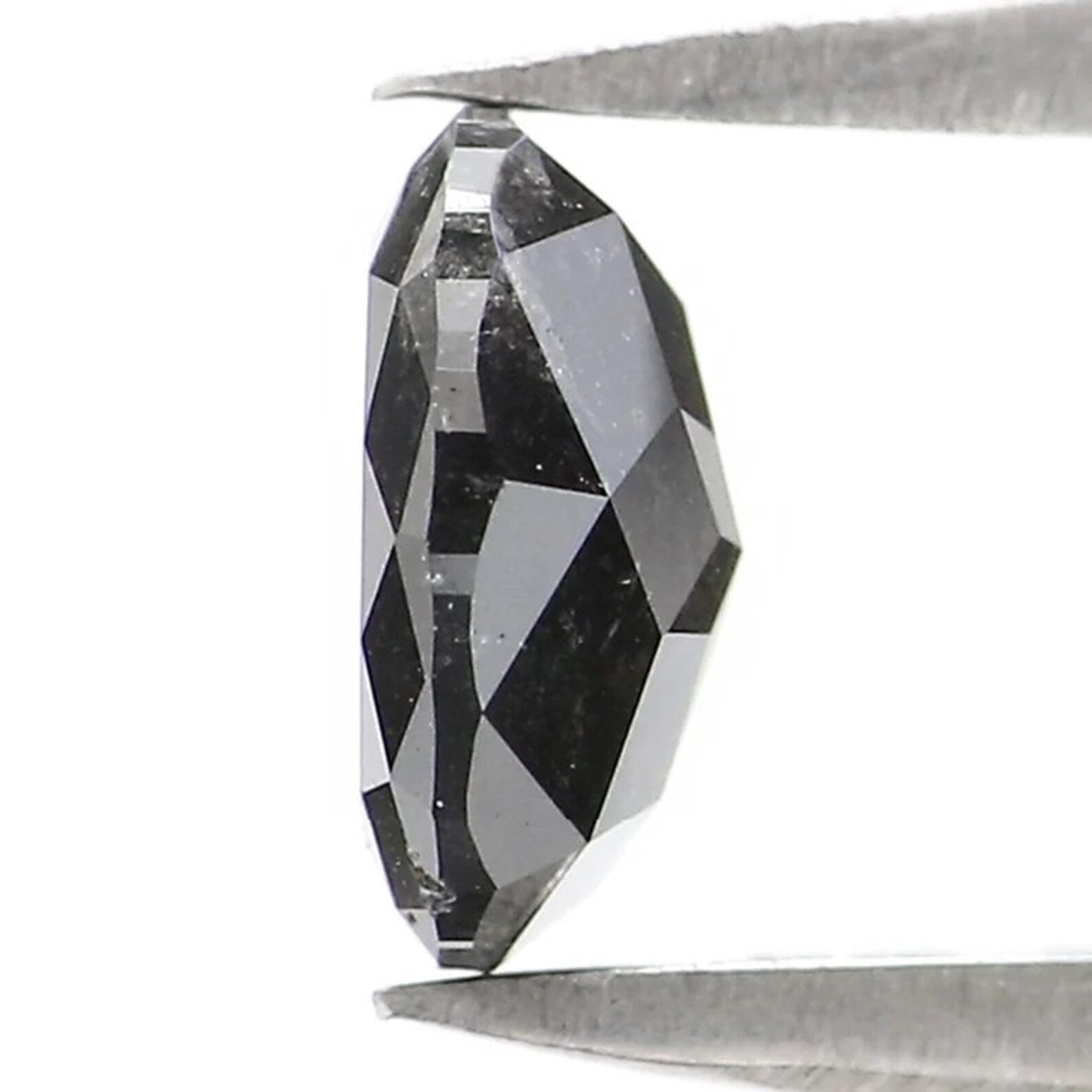 0.92 CT Natural Loose Round Shape Diamond Salt And Pepper Round Shape Diamond 6.40 MM Natural Loose Diamond Round Rose Cut Diamond NQ2470