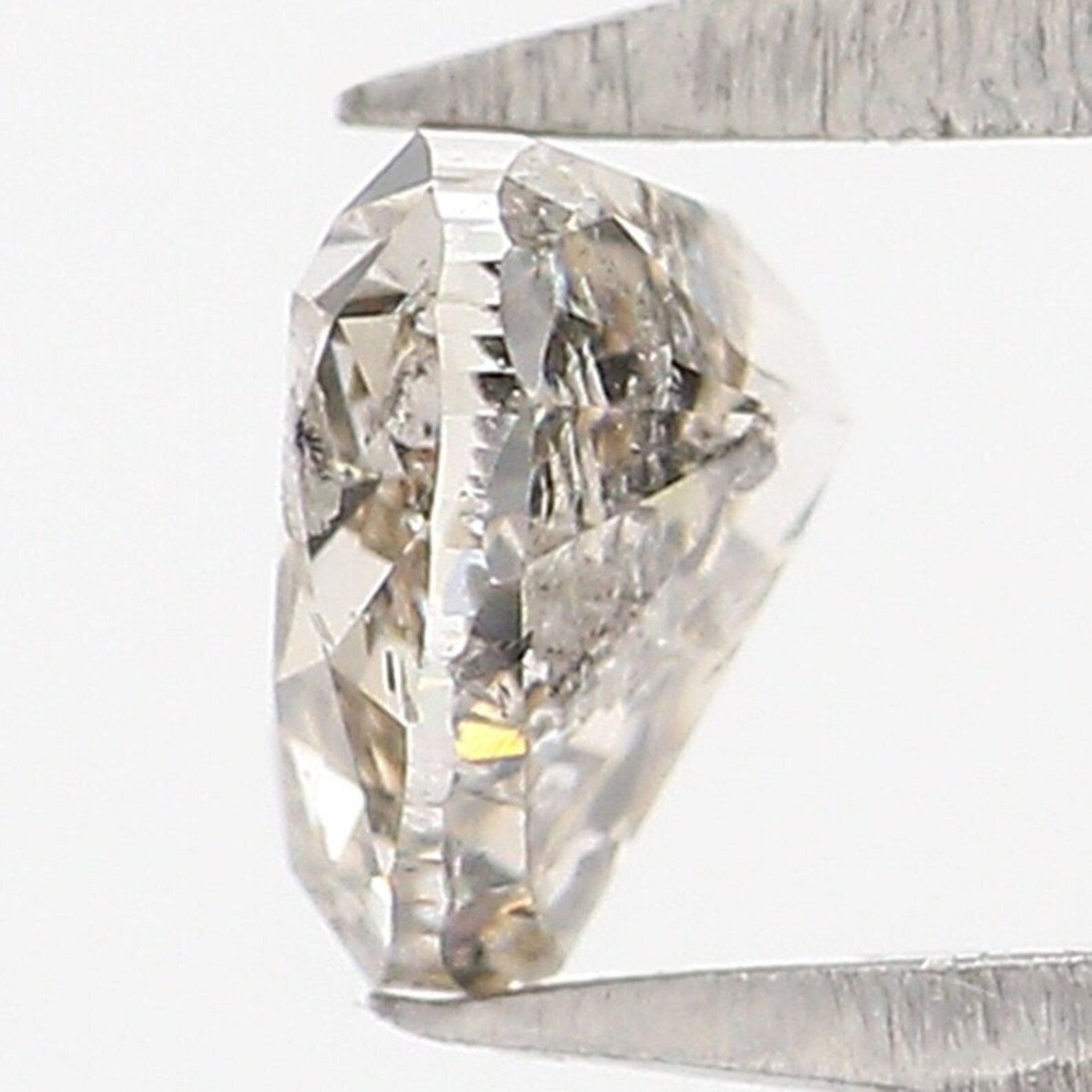0.51 CT Natural Loose Heart Shape Diamond Yellow Grey Color Heart Diamond 4.30 MM Natural Loose Diamond Heart Brilliant Cut Diamond NQ7492