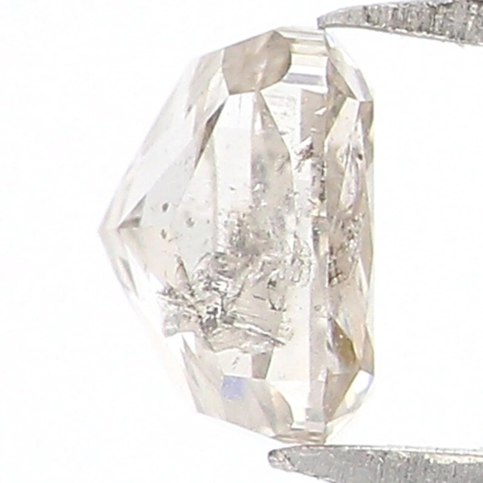 0.36 CT Natural Loose Cushion Shape Diamond Yellow Color Cushion Cut Diamond 4.60 MM Natural Grey Color Cushion Brilliant Cut Diamond QN8711