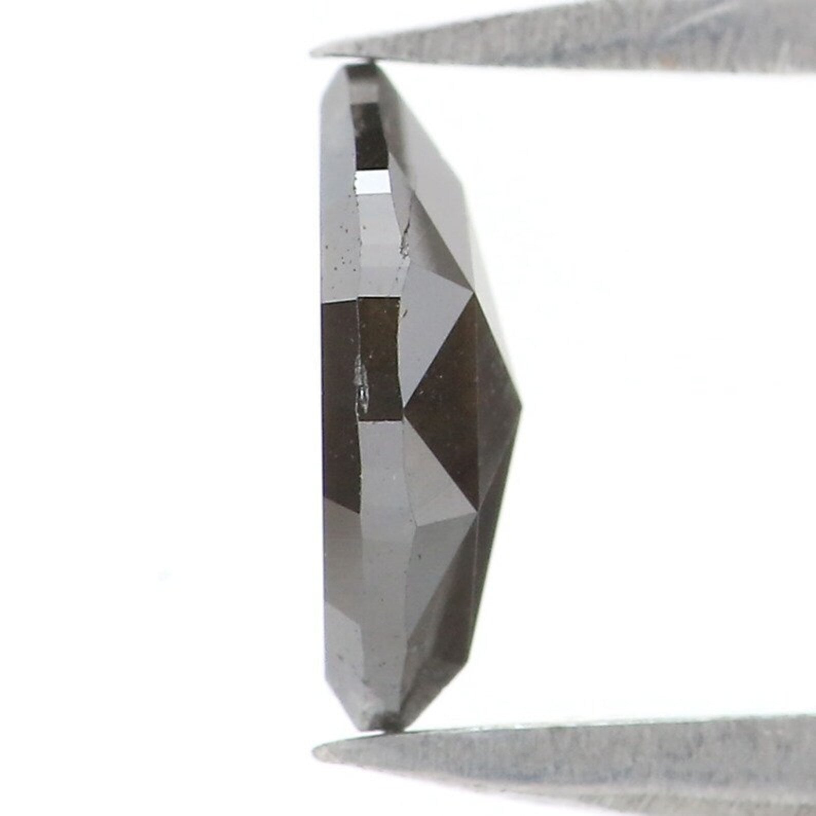 0.43 Ct Natural Loose Marquise Shape Diamond Salt And Pepper Marquise Diamond 6.80 MM Natural Black Color Marquise Rose Cut Diamond NQ9982