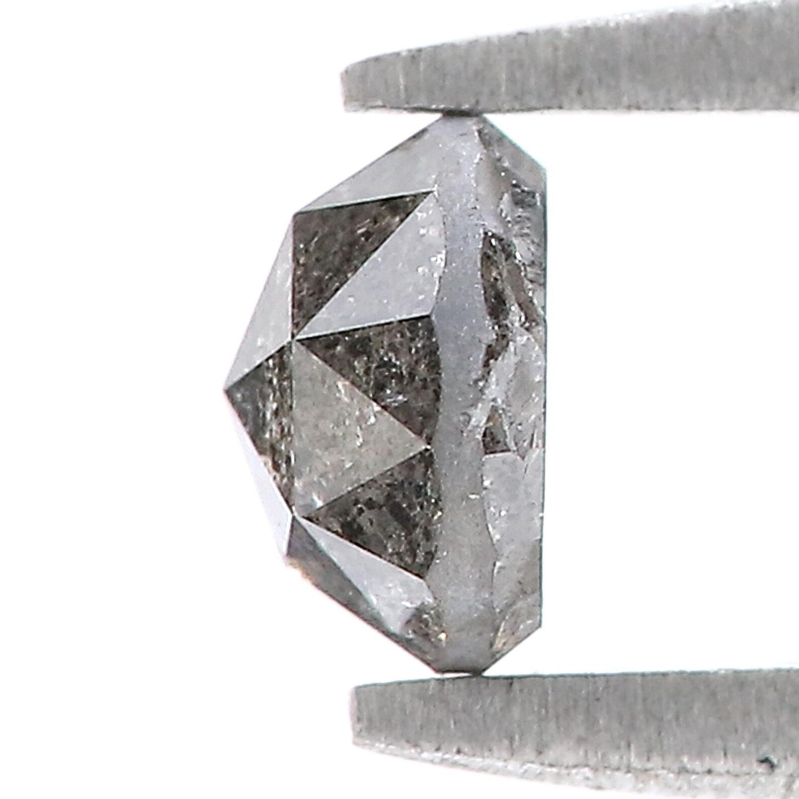 0.62 CT Natural Loose Round Rose Cut Diamond Salt And Pepper Round Cut Diamond 5.00 MM Natural Loose Diamond Round Rose Cut Diamond QN7450
