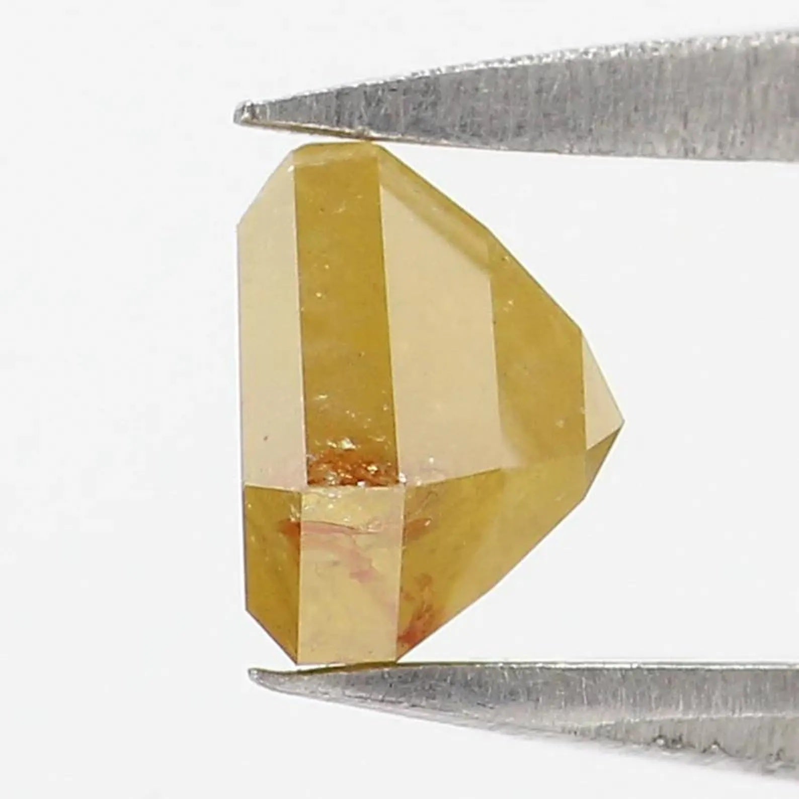 0.79 CT Natural Loose Shield Shape Diamond Yellow Color Shield Cut Diamond 4.95 MM Natural Loose Diamond Shield Rose Cut Diamond NQ8833