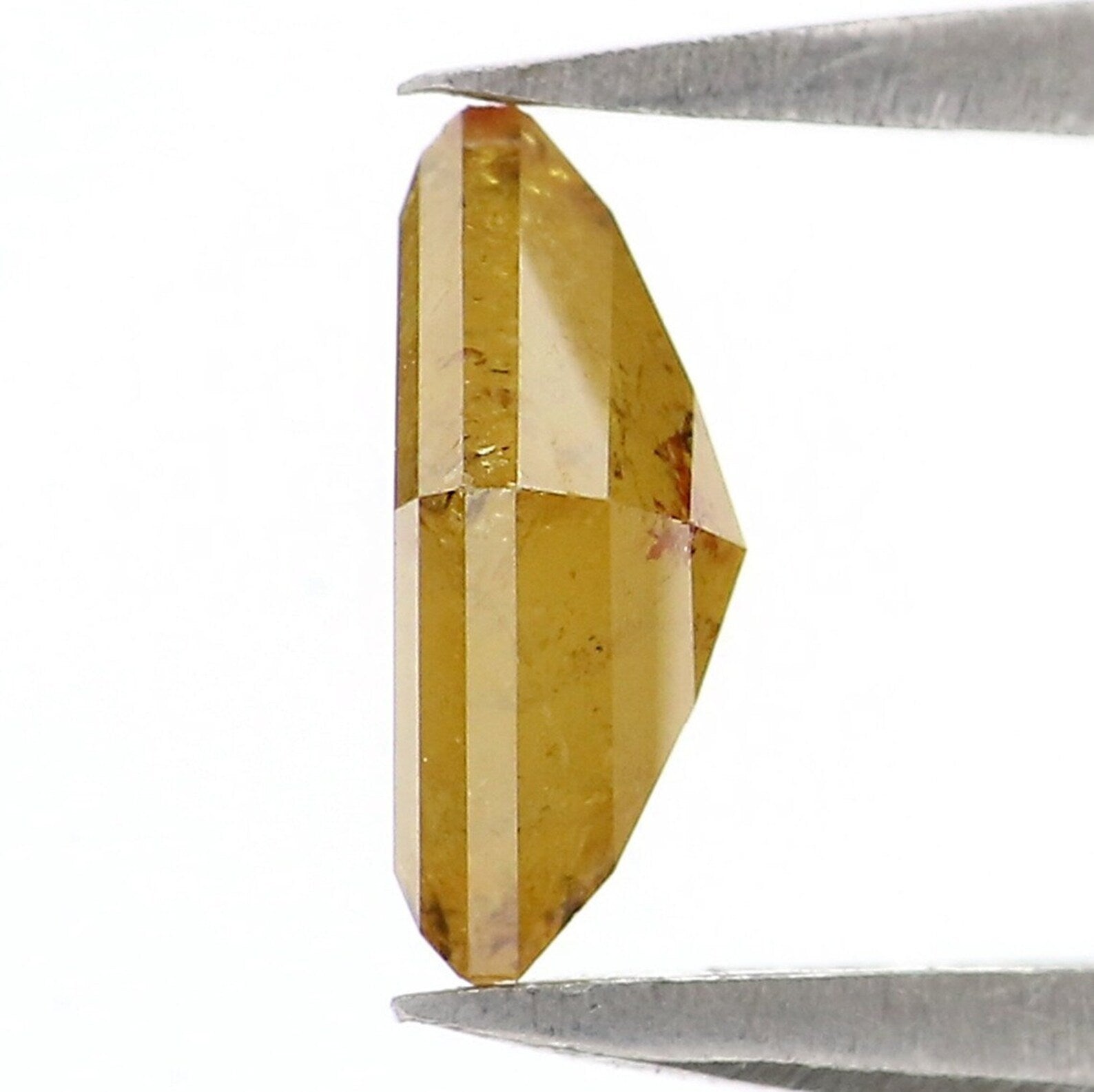 0.93 CT Natural Loose Kite Shape Diamond Yellow Color Kite Cut Diamond 7.55 MM Natural Loose Diamond Kite Shape Rose Cut Diamond QN635
