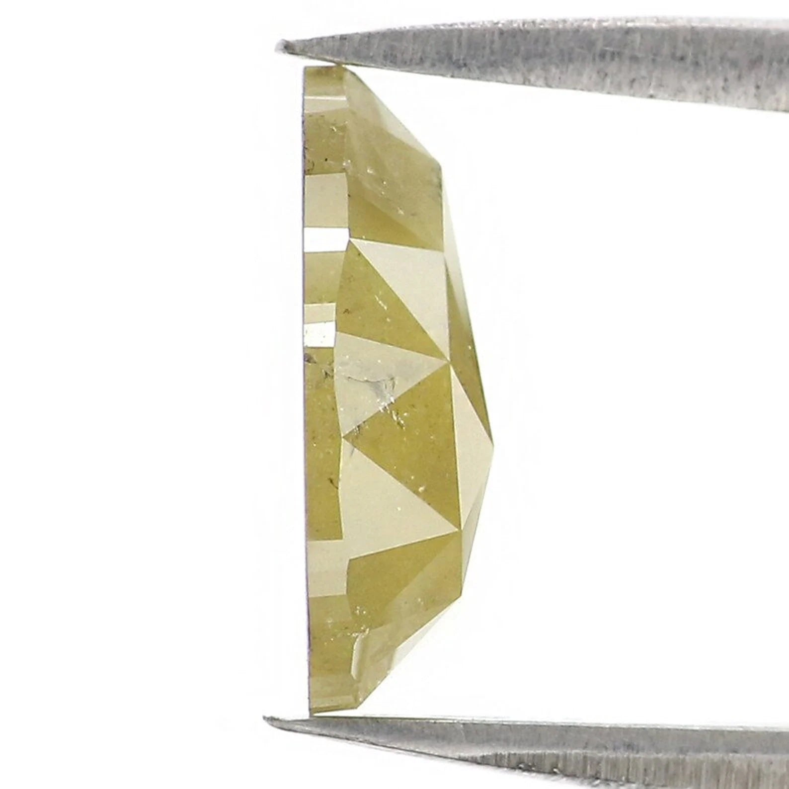 1.84 CT Natural Loose Pear Diamond Yellow Color Pear Cut Diamond 9.70 MM Natural Loose Diamond Pear Rose Cut Diamond Pear Cut Diamond NQ7679
