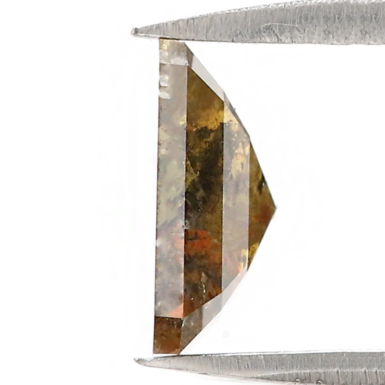 1.46 CT Natural Loose Radiant Shape Diamond Brown Color Radiant Cut Diamond Diamond 7.60 MM Natural Loose Radiant Rose Cut Diamond QN9224