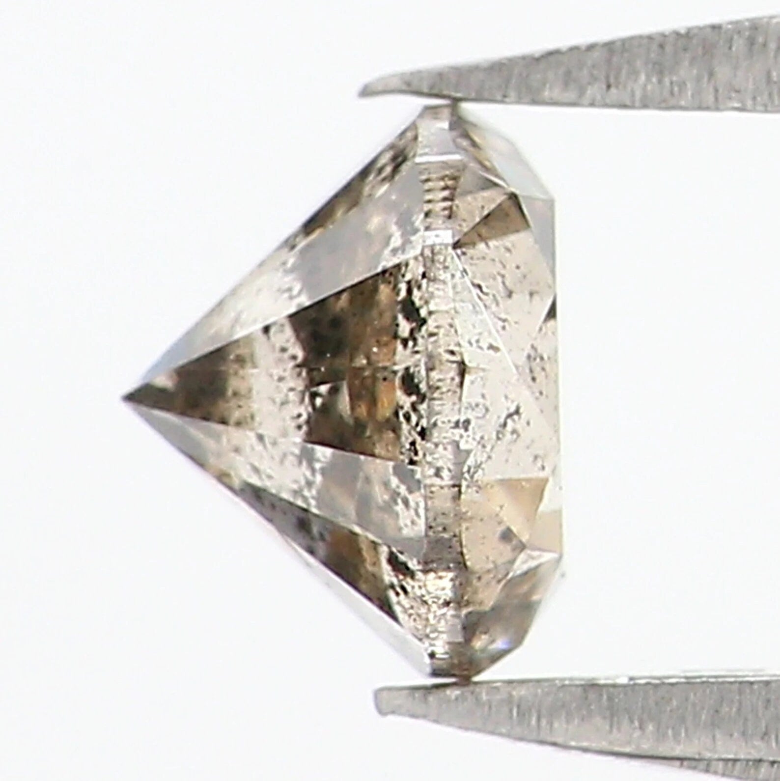 0.54 CT Natural Loose Round Cut Diamond Light Brown Color Round Cut Diamond 4.85 MM Natural Loose Diamond Round Brilliant Cut Diamond NQ268