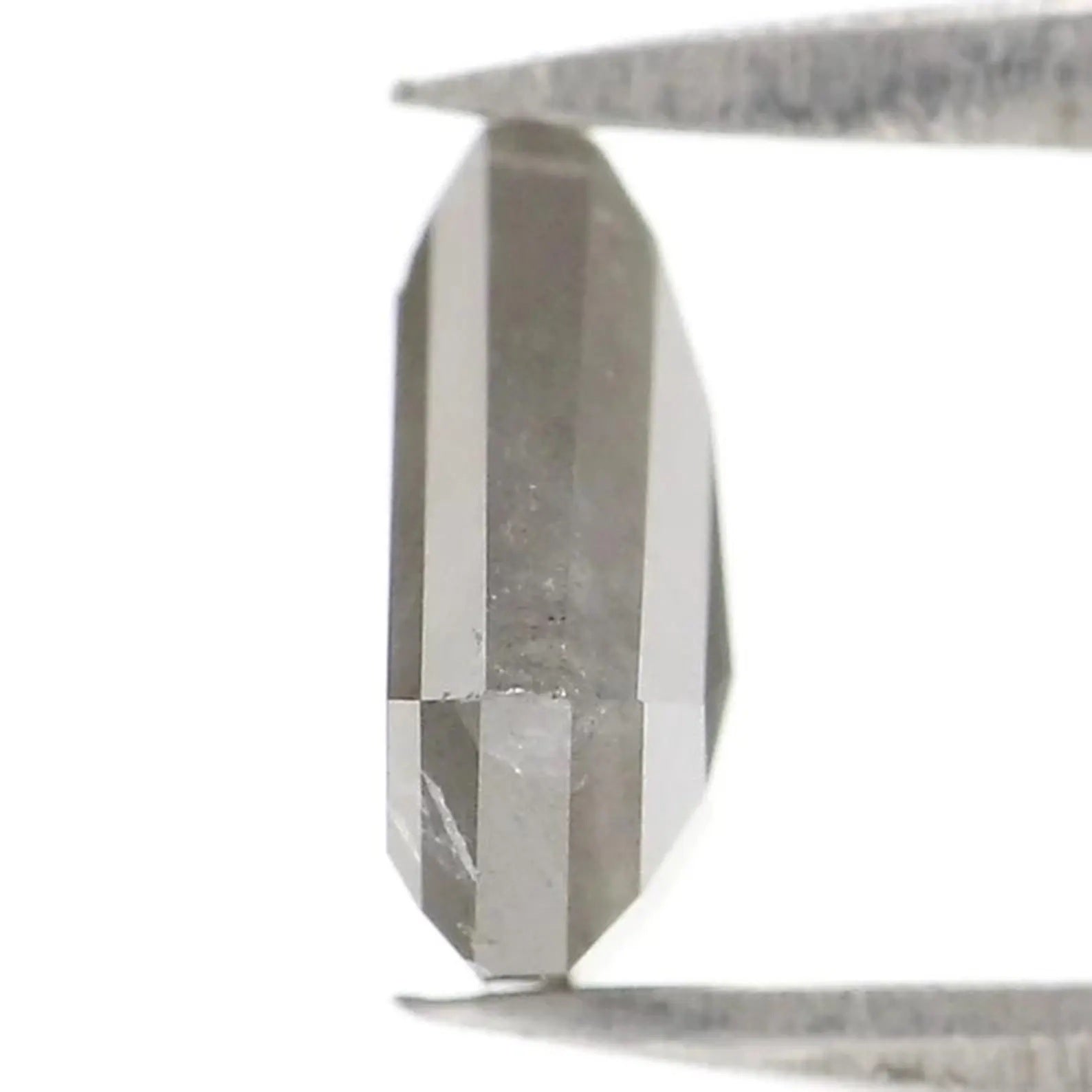1.43 CT Natural Loose Shield Shape Diamond Salt And Pepper Shield Diamond 7.00 MM Natural Diamond Grey Color Shield Rose Cut Diamond QN9746