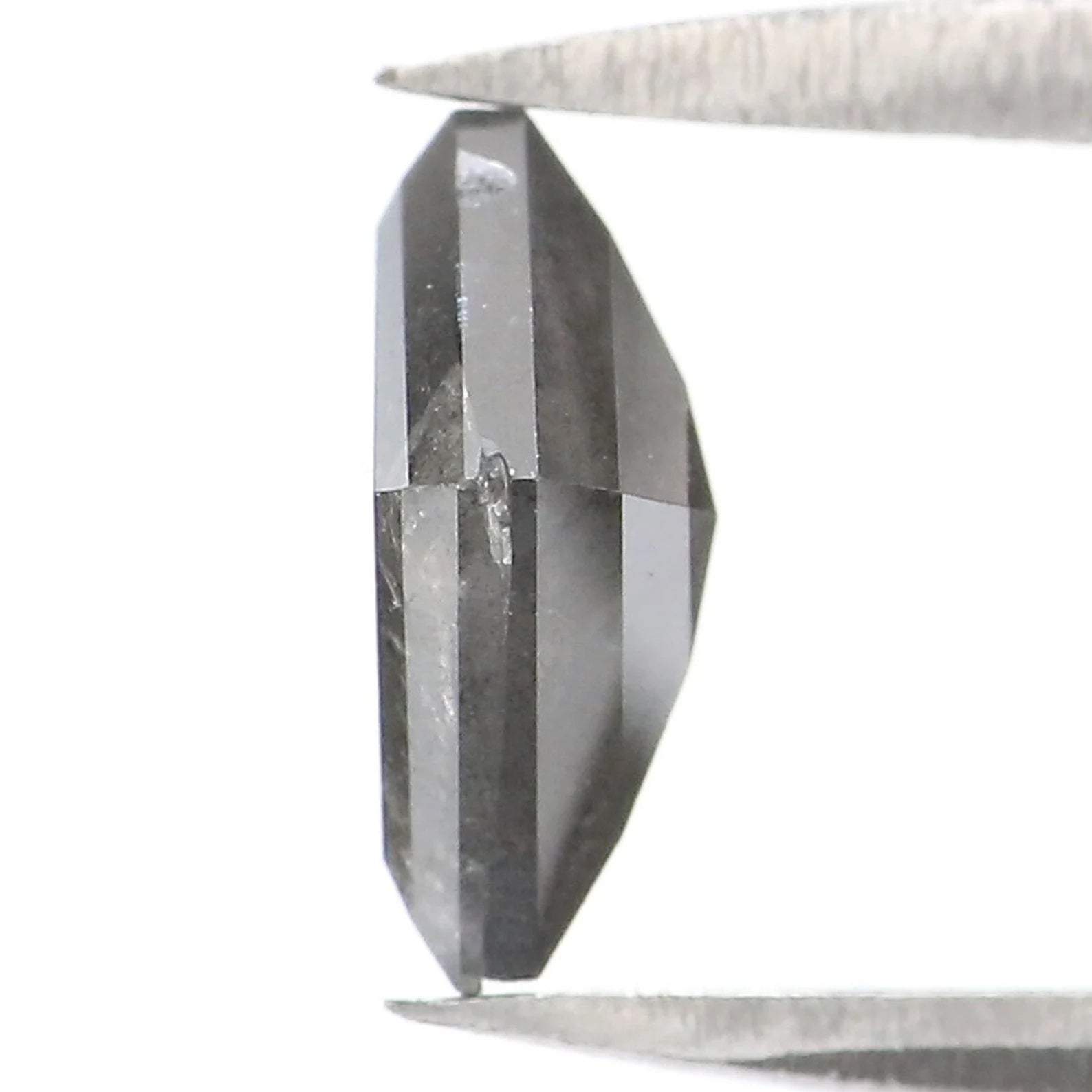 0.93 CT Natural Loose Kite Shape Diamond Black Grey Color Kite Cut Diamond 7.80 MM Natural Loose Diamond Kite Shape Rose Cut Diamond NQ7055