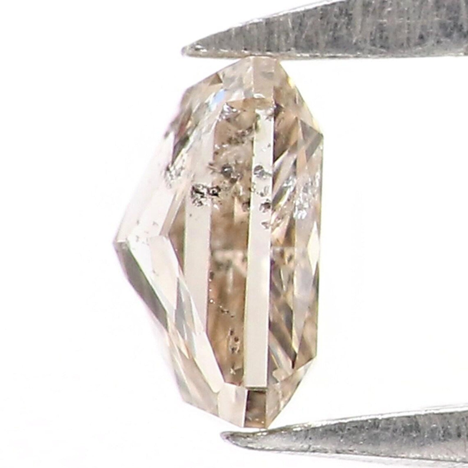 0.32 CT Natural Loose Emerald Shape Diamond Grey Color Emerald Diamond 4.20 MM Natural Loose Grey Color Emerald Brilliant Cut Diamond NQ7376