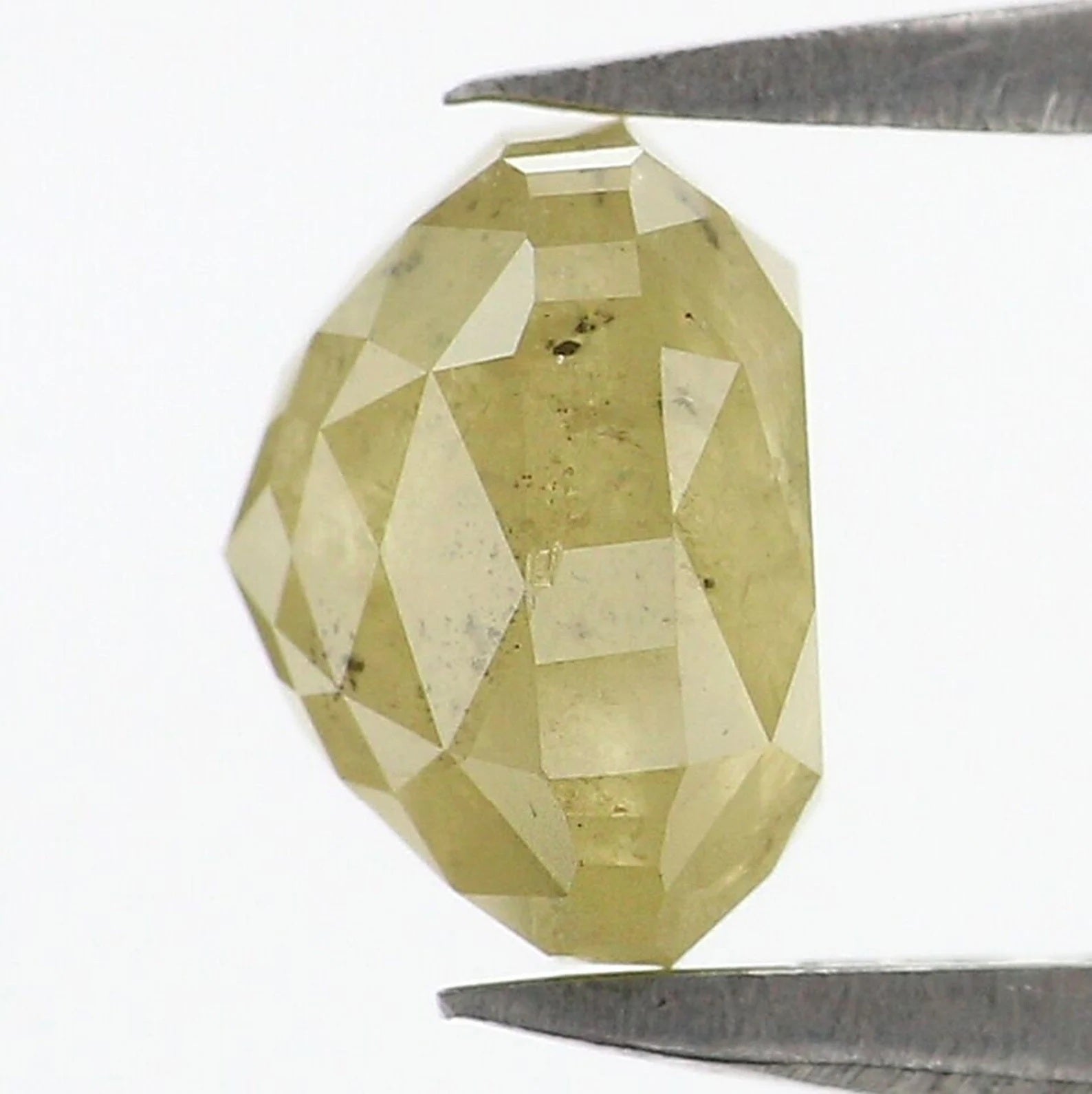 1.77 CT Natural Loose Cushion Shape Diamond Yellow Color Cushion Cut Diamond 6.65 MM Natural Loose Cushion Shape Rose Cut Diamond NQ9277