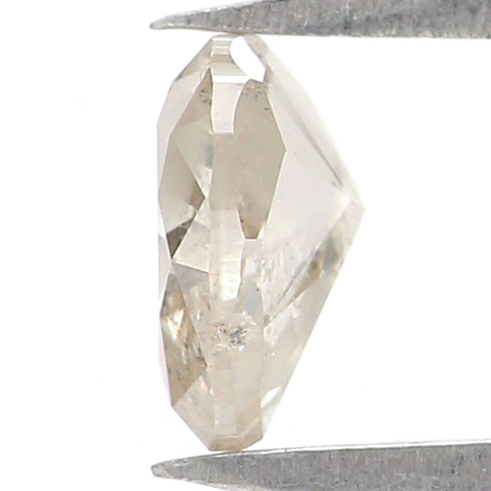 0.54 CT Natural Loose Heart Shape Diamond Yellow Gray Color Heart Diamond 5.20 MM Natural Loose Diamond Heart Brilliant Cut Diamond NQB7493