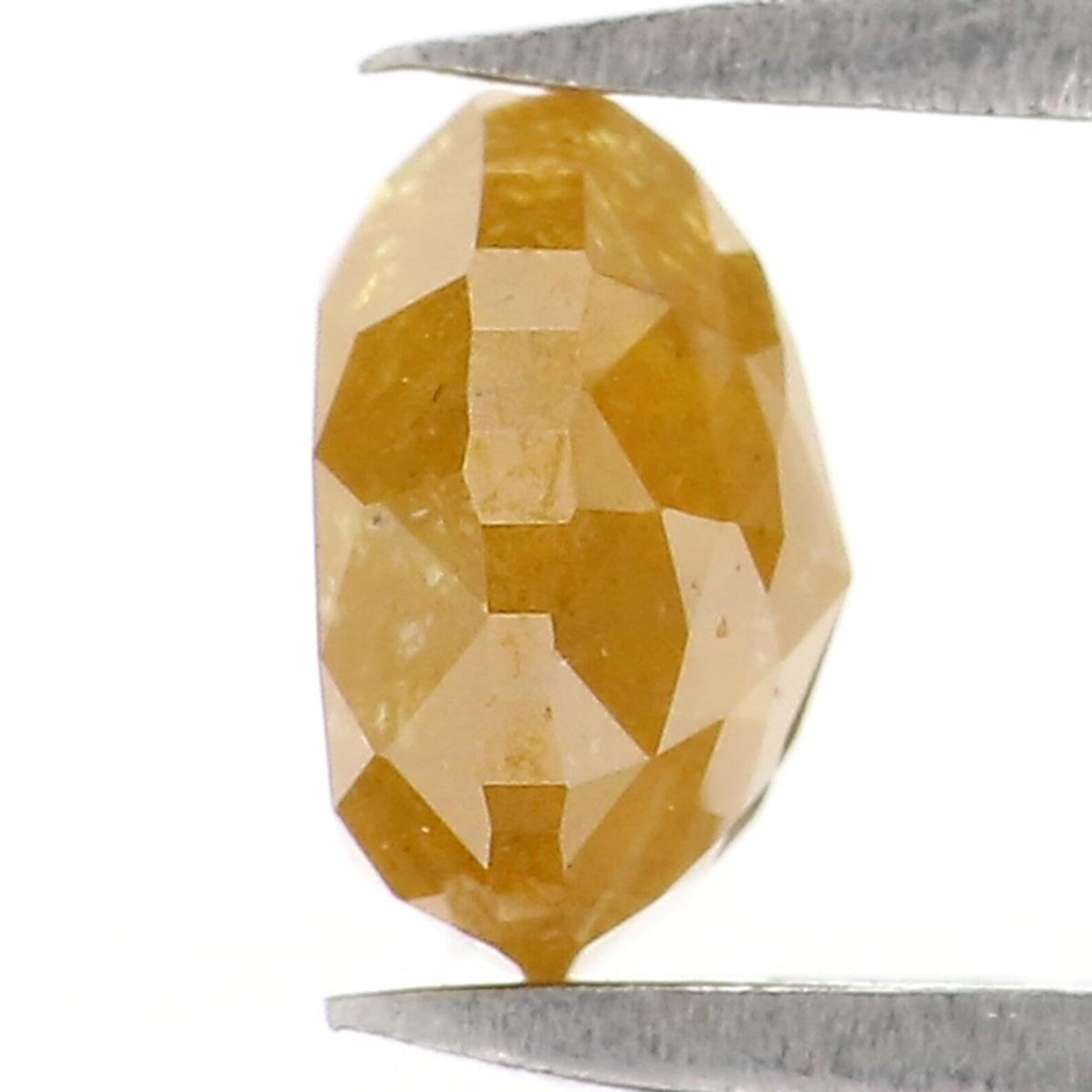 0.85 CT Natural Loose Pear Shape Diamond Yellow Color Pear Diamond 6.00 MM Natural Loose Diamond Yellow Color Pear Rose Cut Diamond NQ2382