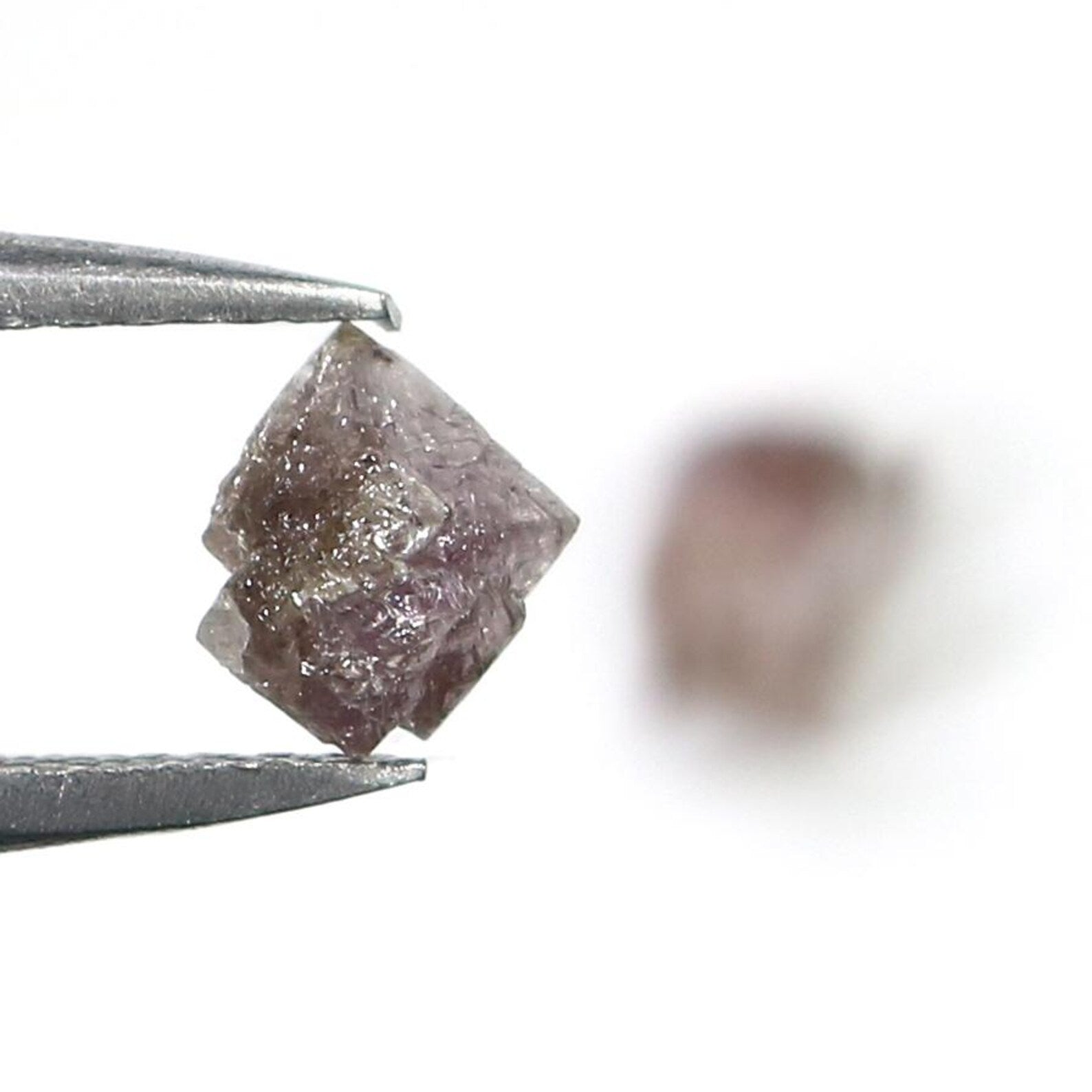 0.94 CT Natural Loose Rough Shape Diamond Pink Color Irregular Diamond 5.35 MM Natural Loose Diamond Pink Color Rough Cut Diamond NQ2527