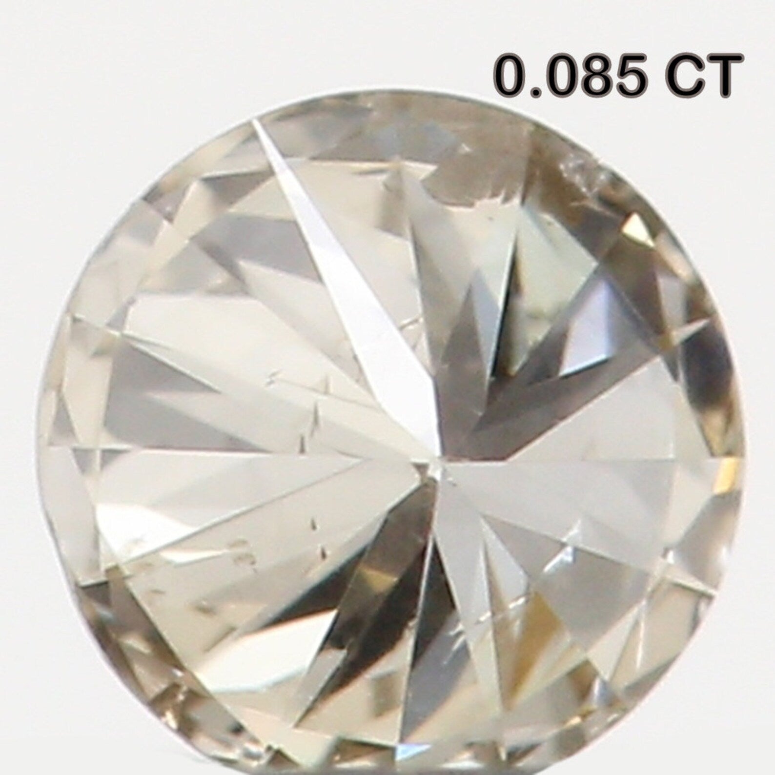 0.085 Ct Natural Loose Round Shape Diamond Brown Color Round Cut Diamond 2.80 MM Natural Loose Diamond Round Brilliant Cut Diamond N7836