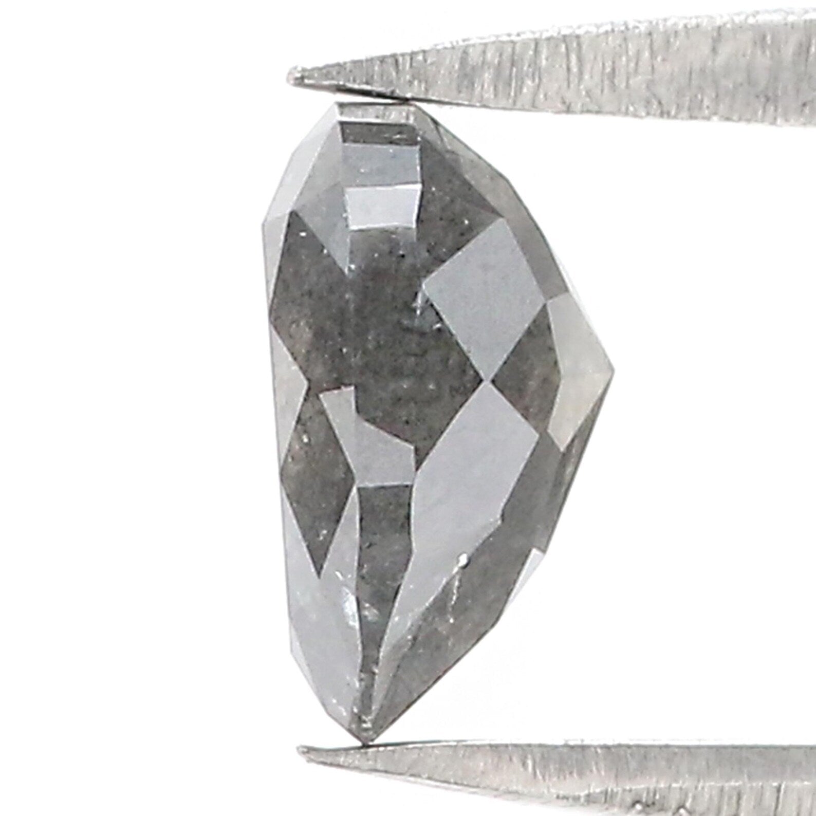 1.35 CT Natural Loose Heart Shape Diamond Grey Color Diamond Heart Cut Diamond 7.00 MM Natural Loose Diamond Heart Rose Cut Diamond QN9129