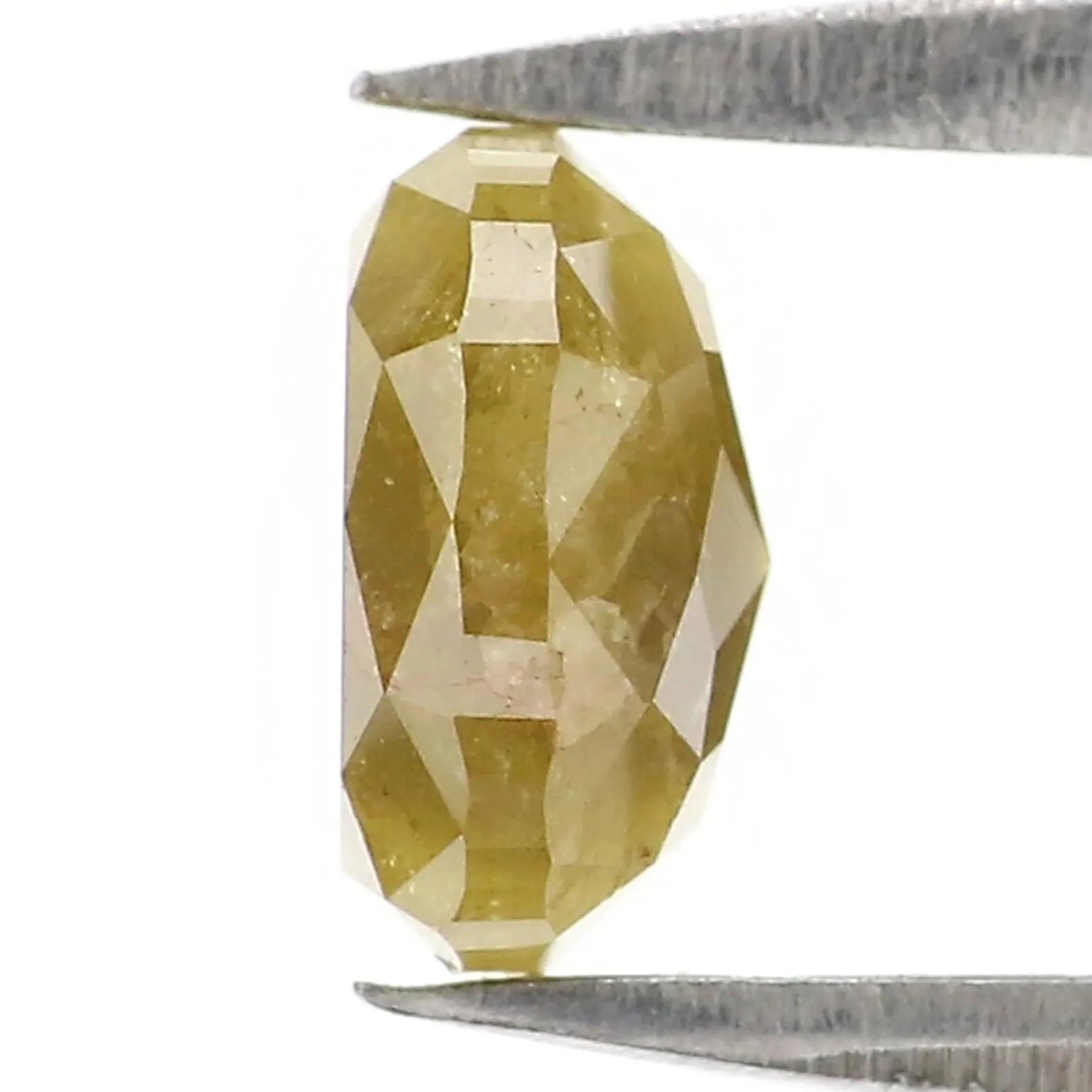 0.94 CT Natural Loose Oval Shape Diamond Yellow Color Oval Cut Diamond 6.20 MM Natural Loose Diamond Yellow Oval Rose Cut Diamond NQ9890