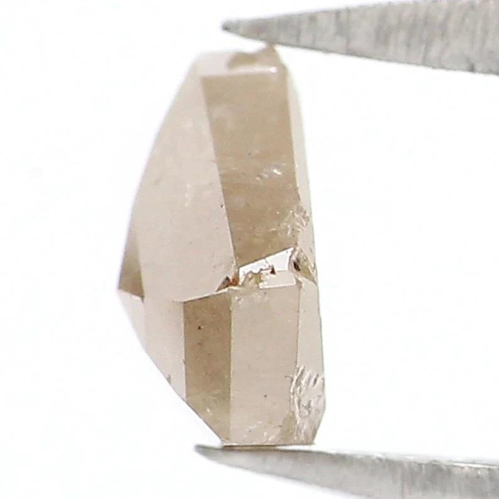 0.67 CT Natural Loose Shield Shape Diamond Grey Color Shield Cut Diamond 5.20 MM Natural Loose Grey Color Shield Rose Cut Diamond NQ8166