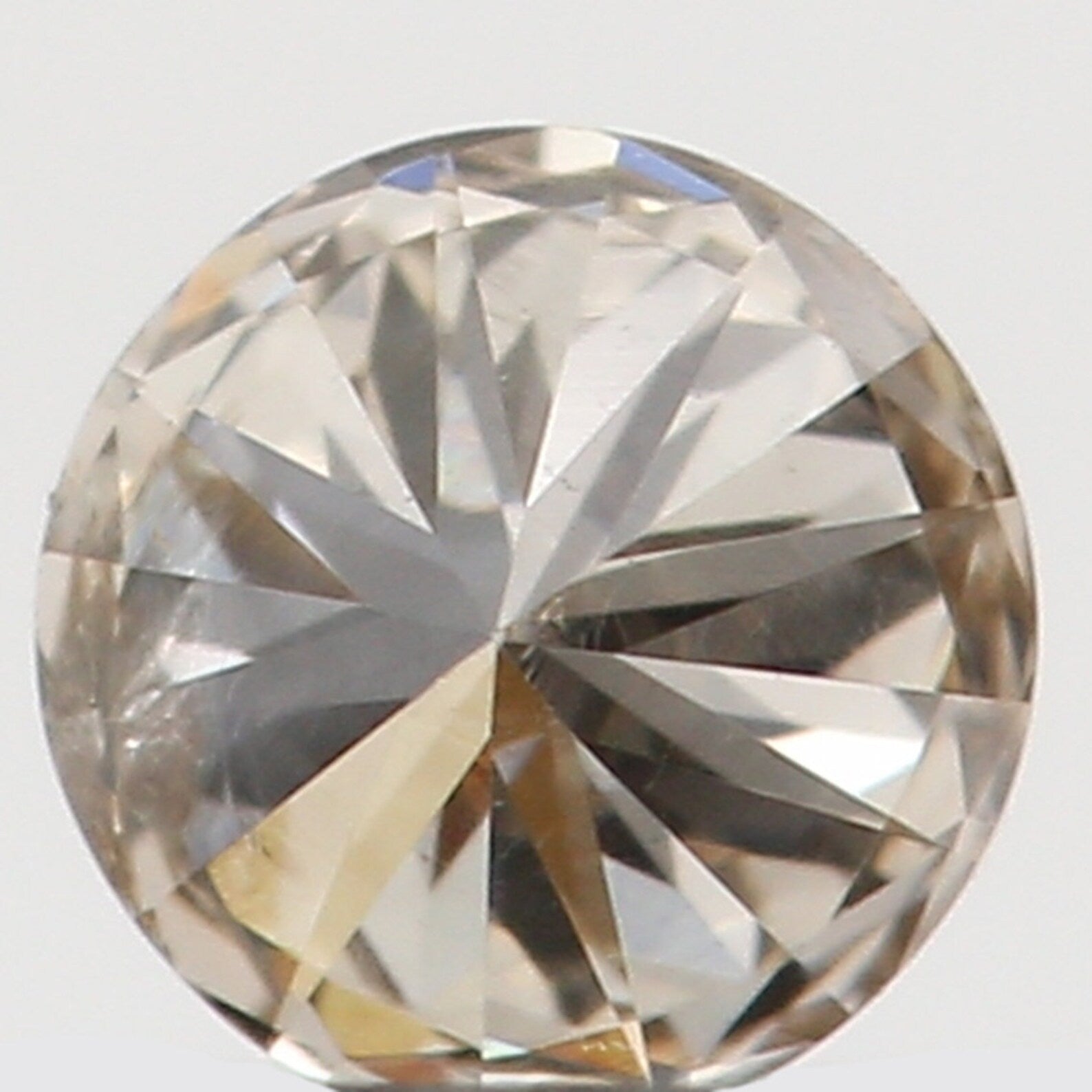 0.095 Ct Natural Loose Round Diamond Brown Color Round Diamond 2.90 MM Natural Loose Diamond Brown Color Round Brilliant Cut Diamond N7830