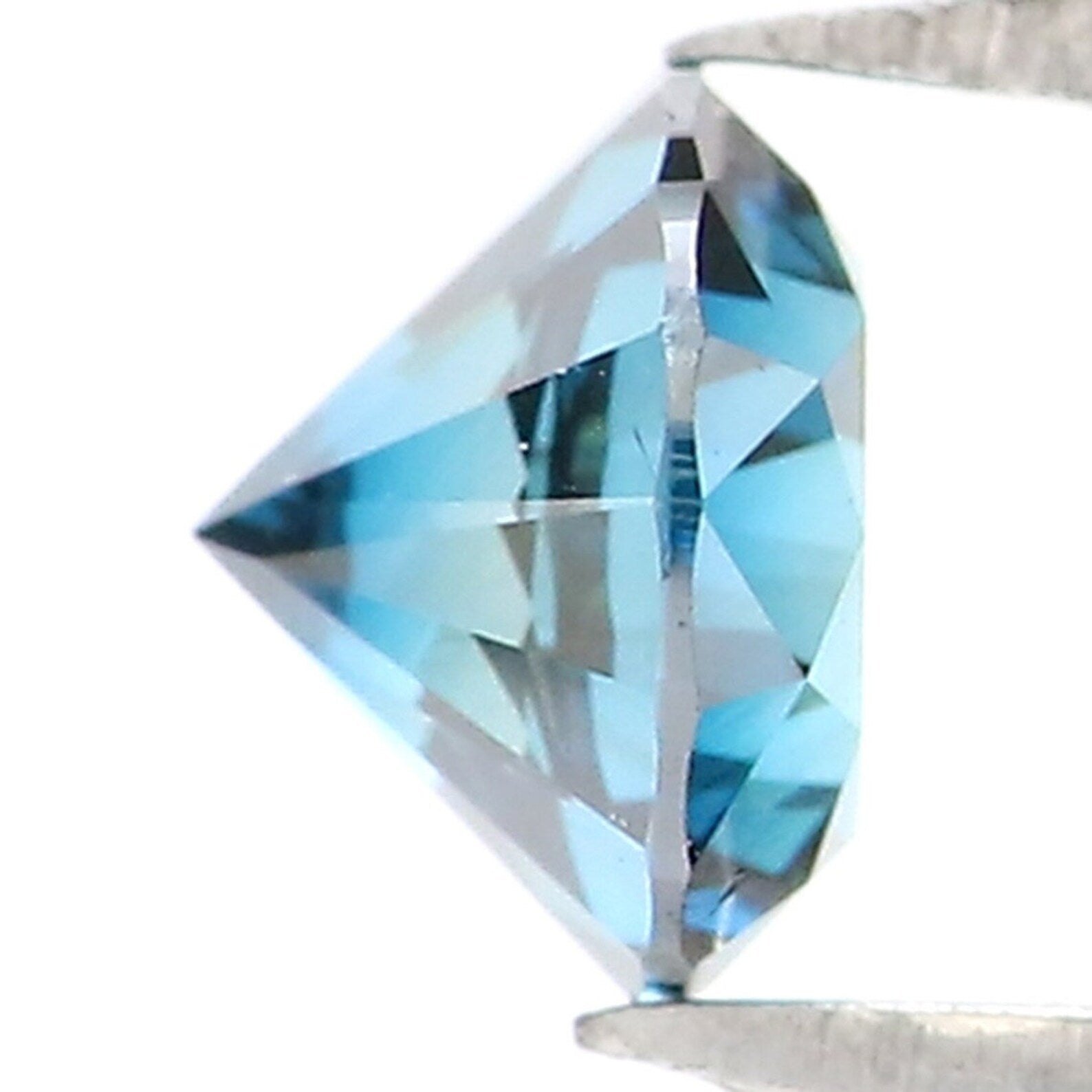 0.34 CT Natural Loose Round Shape Diamond Blue Color Round Diamond 4.25 MM Natural Diamond Blue Color Round Brilliant Cut Diamond NQ1411