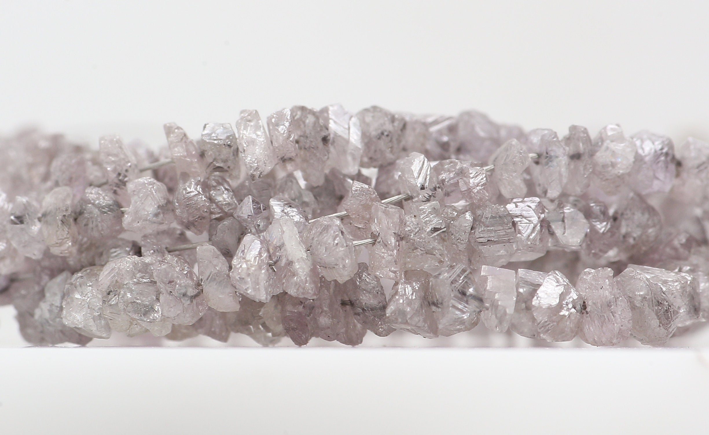 21.42 CT Natural Loose Rough Bead Shape Diamond Brown Color Rough Cut Diamond 1.90 MM Natural Pink Color Rough Drilling Bead Diamond LQ6126