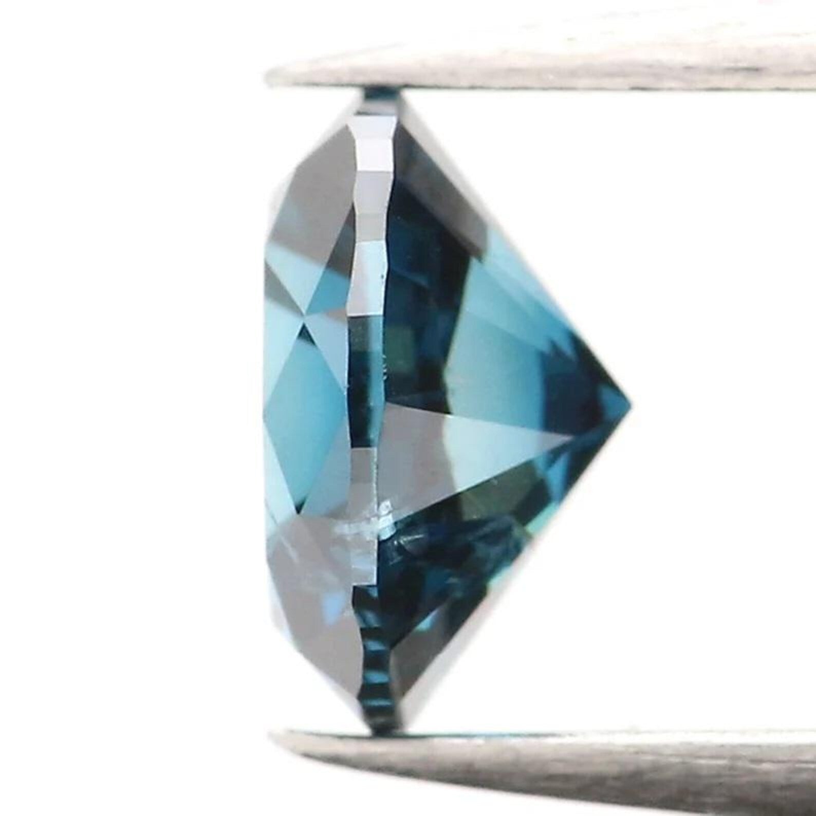 0.37 CT Natural Loose Oval Shape Diamond Blue Color Oval Diamond 4.95 MM Natural Loose Diamond Blue Color Oval Brilliant Cut Diamond NQ1391