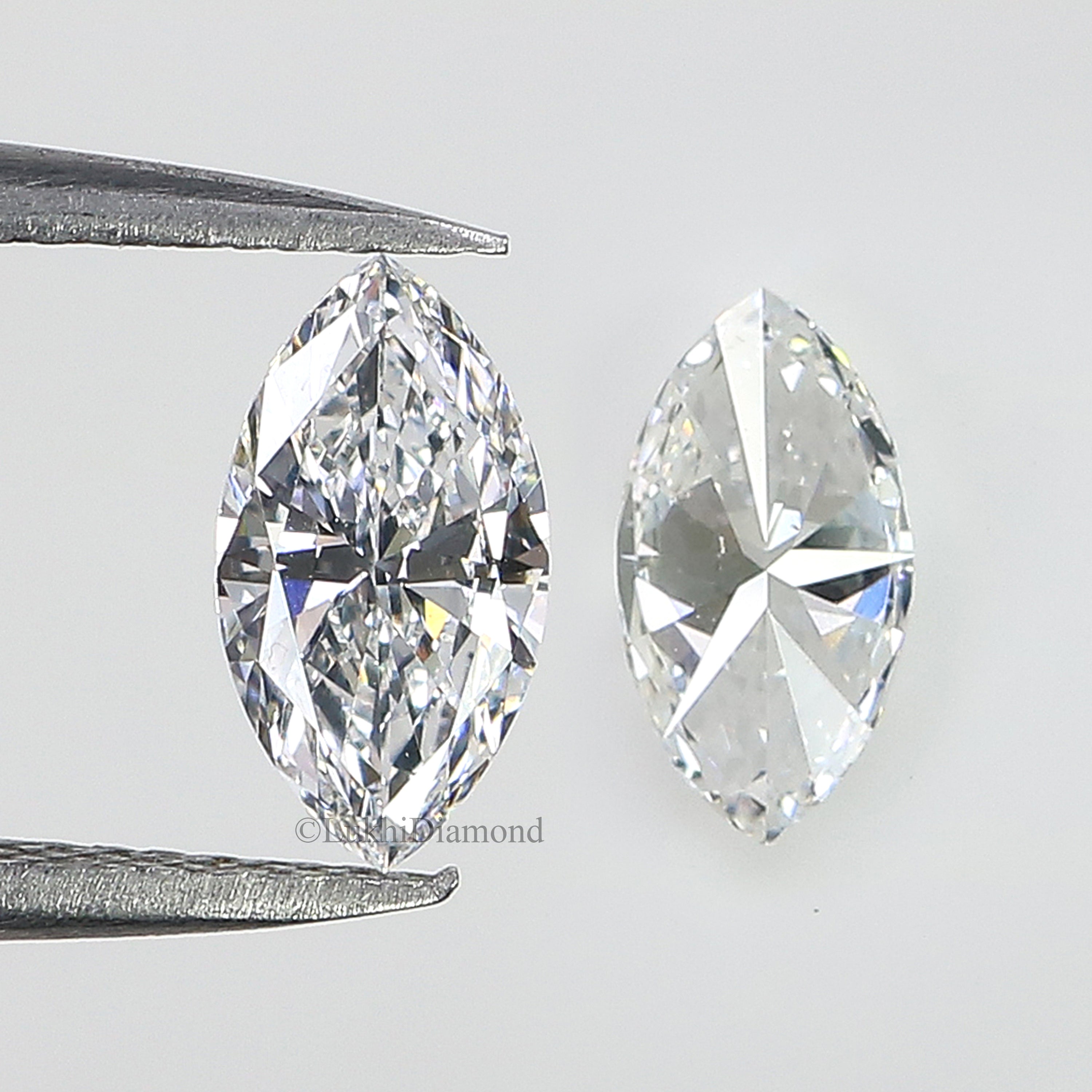 Marquise Cut Lab Grown Diamond 4X2/5X2.5/6X3/7X3.5/8X4 MM Size Marquise Shape Loose Lab Man Made Diamond Gift For Her Engagement Ring Q161