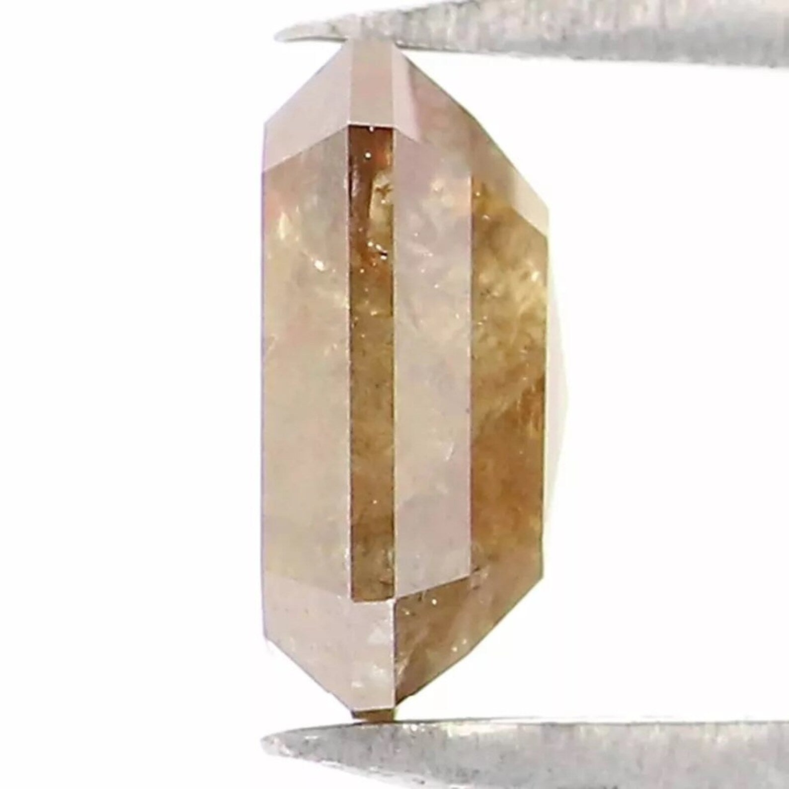 0.68 CT Natural Loose Emerald Shape Diamond Yellow Color Emerald Cut Diamond 5.75 MM Natural Loose Diamond Emerald Rose Cut Diamond NQ996