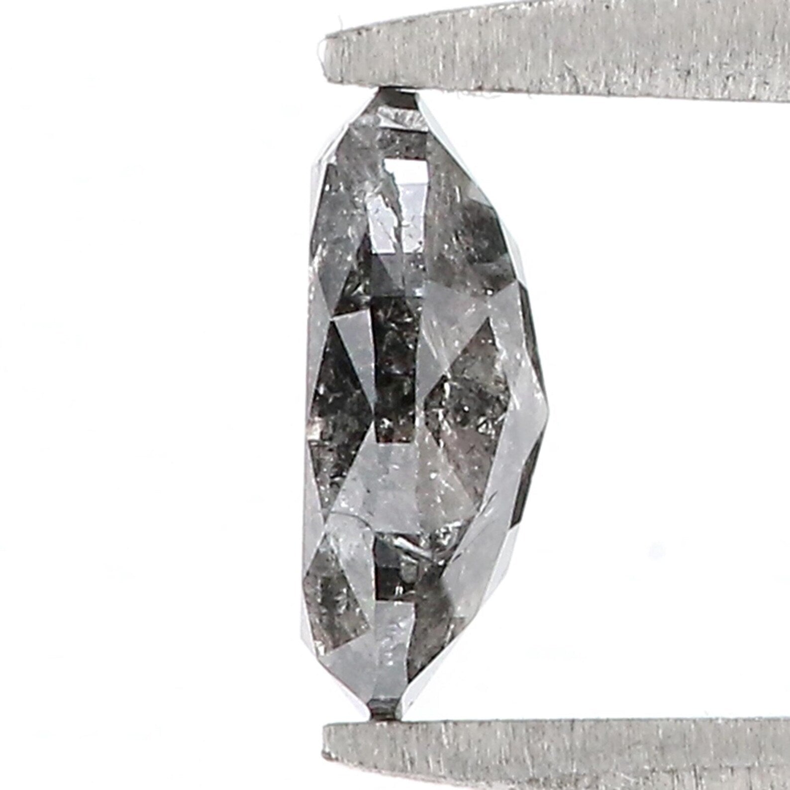 0.84 CT Natural Loose Oval Shape Diamond Black Color Oval Cut Diamond 6.95 MM Natural Loose Diamond Black Oval Shape Rose Cut Diamond QN829