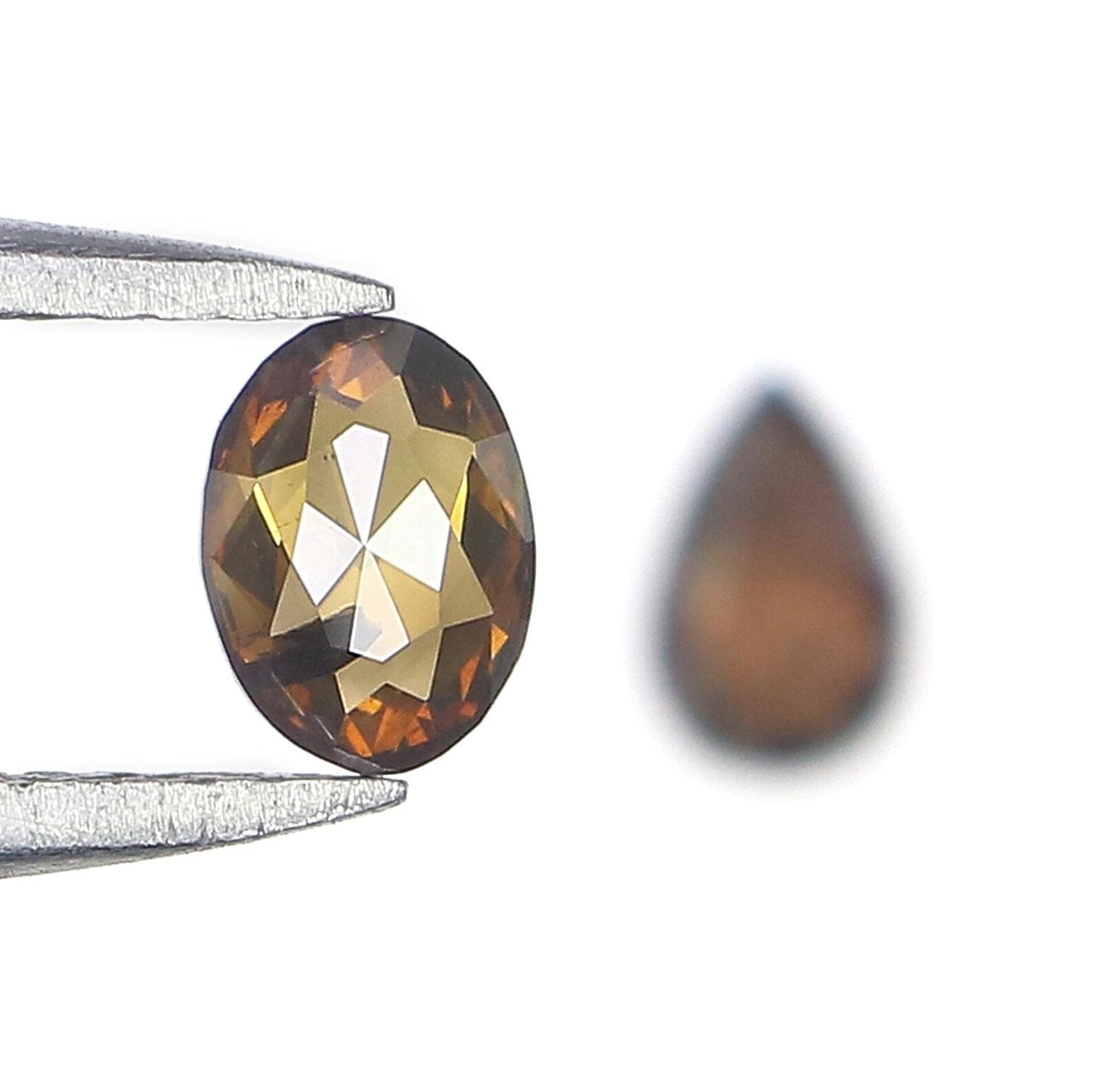 0.57 CT Natural Loose Mix Shape Diamond Brown Color Diamond 5.10 MM Natural Loose Diamond Brown Color Mix Shape Rose Cut Diamond NQ1799