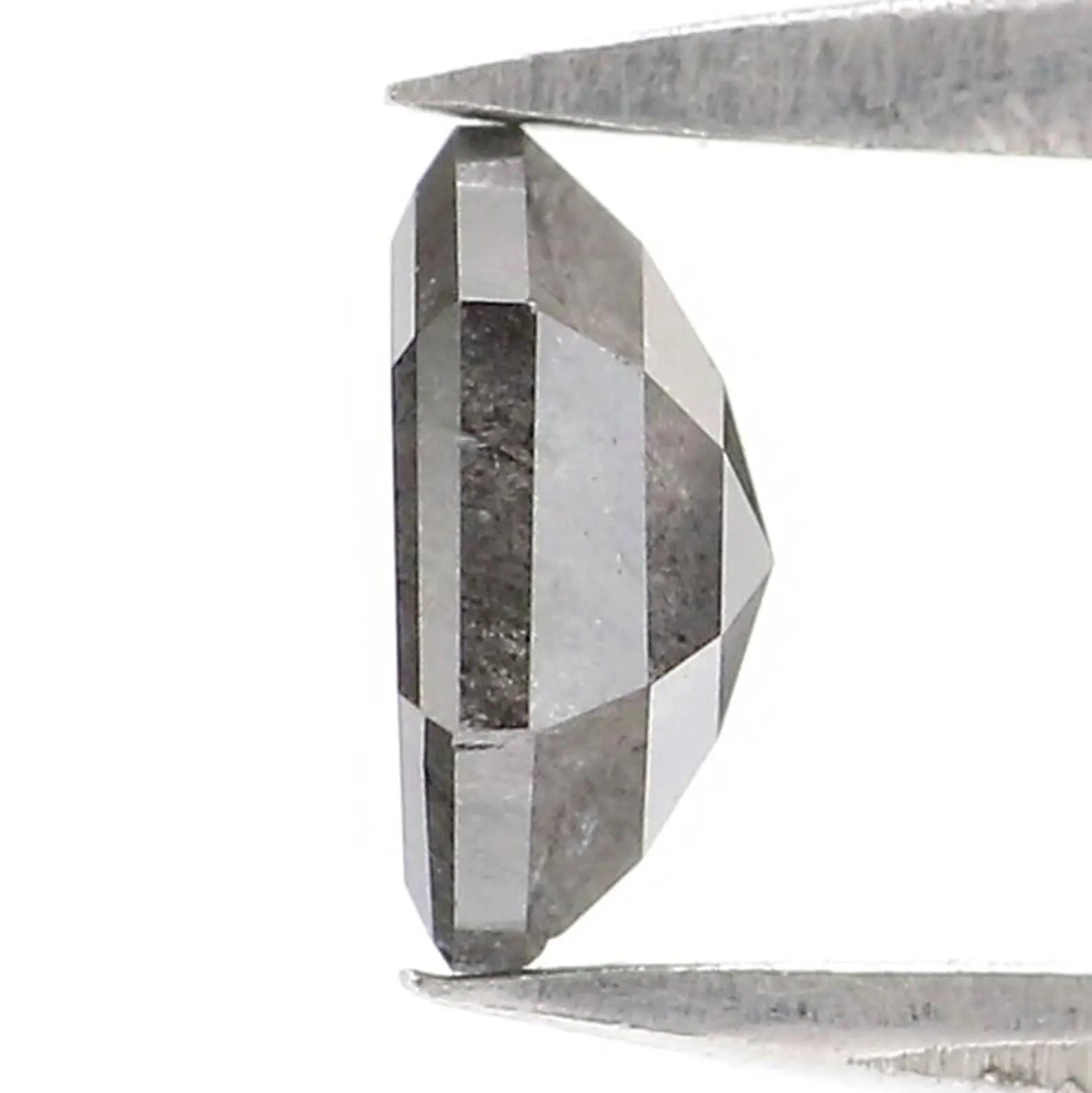 0.58 CT Natural Loose Hexagon Shape Diamond Salt And Pepper Hexagon Diamond 5.70 MM Natural Loose Diamond Hexagon Rose Cut Diamond NQ2453