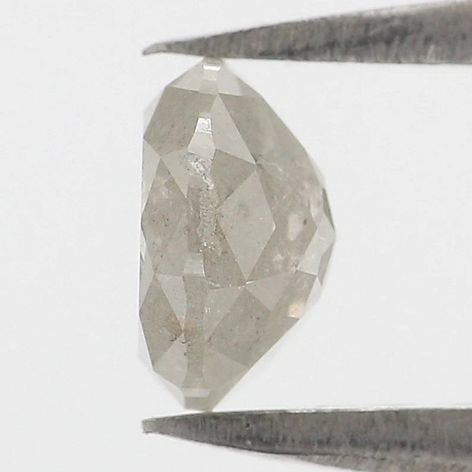 0.90 CT Natural Loose Round Shape Diamond Grey Color Round Rose Cut Diamond 5.80 MM Natural Diamond Grey Color Round Rose Cut Diamond NQ1421