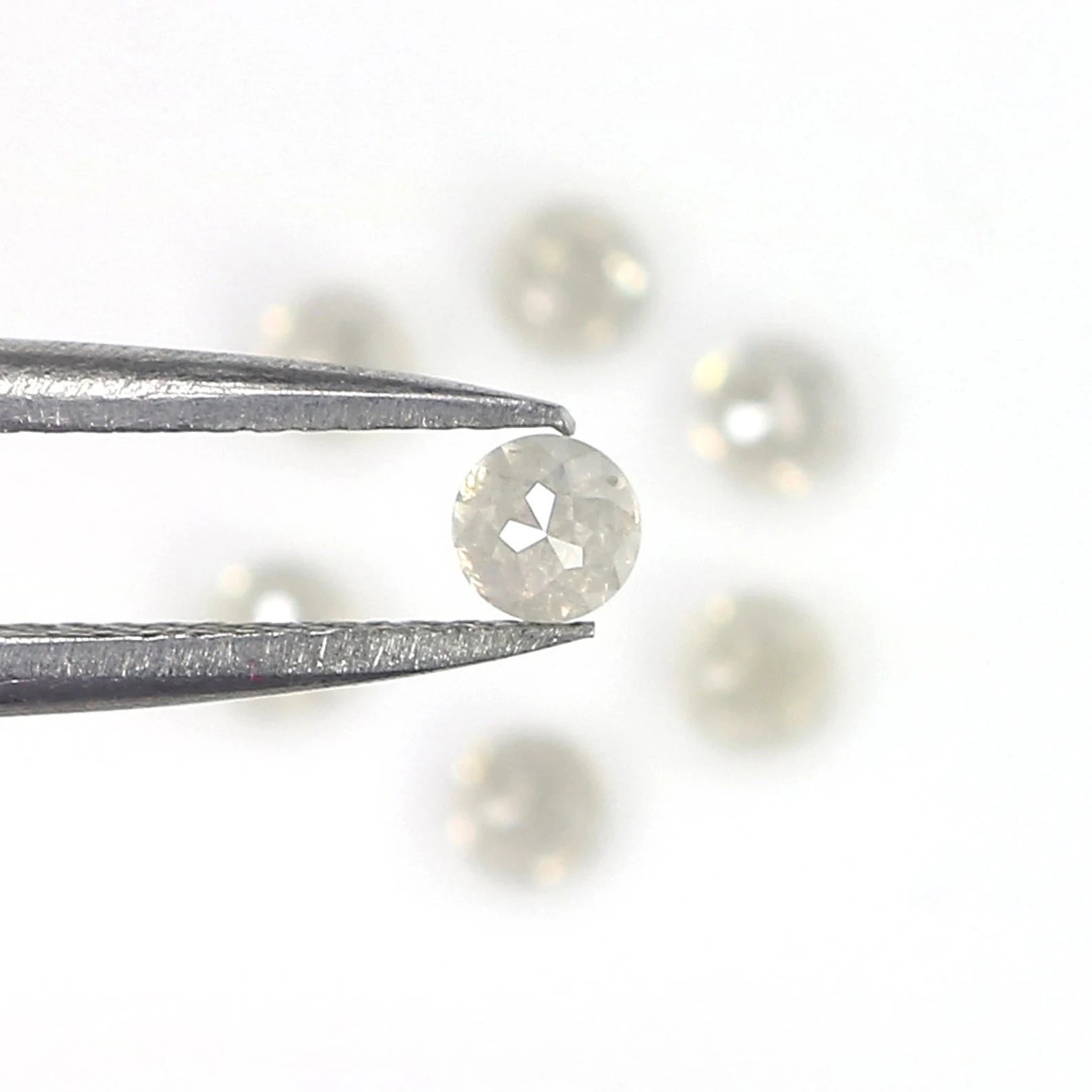 1.39 Ct Natural Loose Round Shape Diamond Grey Color Round Diamond 3.05 MM Natural Loose Diamond Gray Color Round Rose Cut Diamond NQ2500