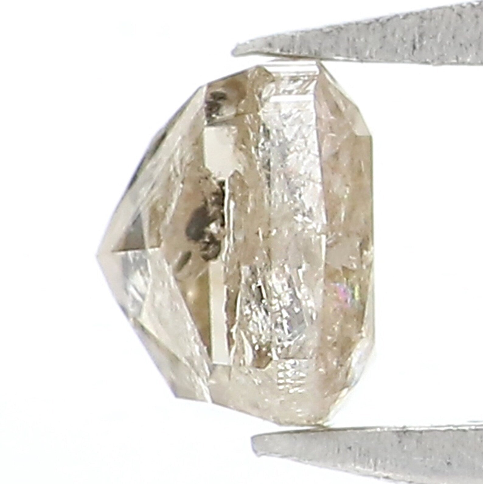 Natural Loose Cushion Diamond, Brown Color Diamond, Natural Loose Diamond, Cushion Rose Cut Diamond, 0.50 CT Cushion Shape Diamond N7636