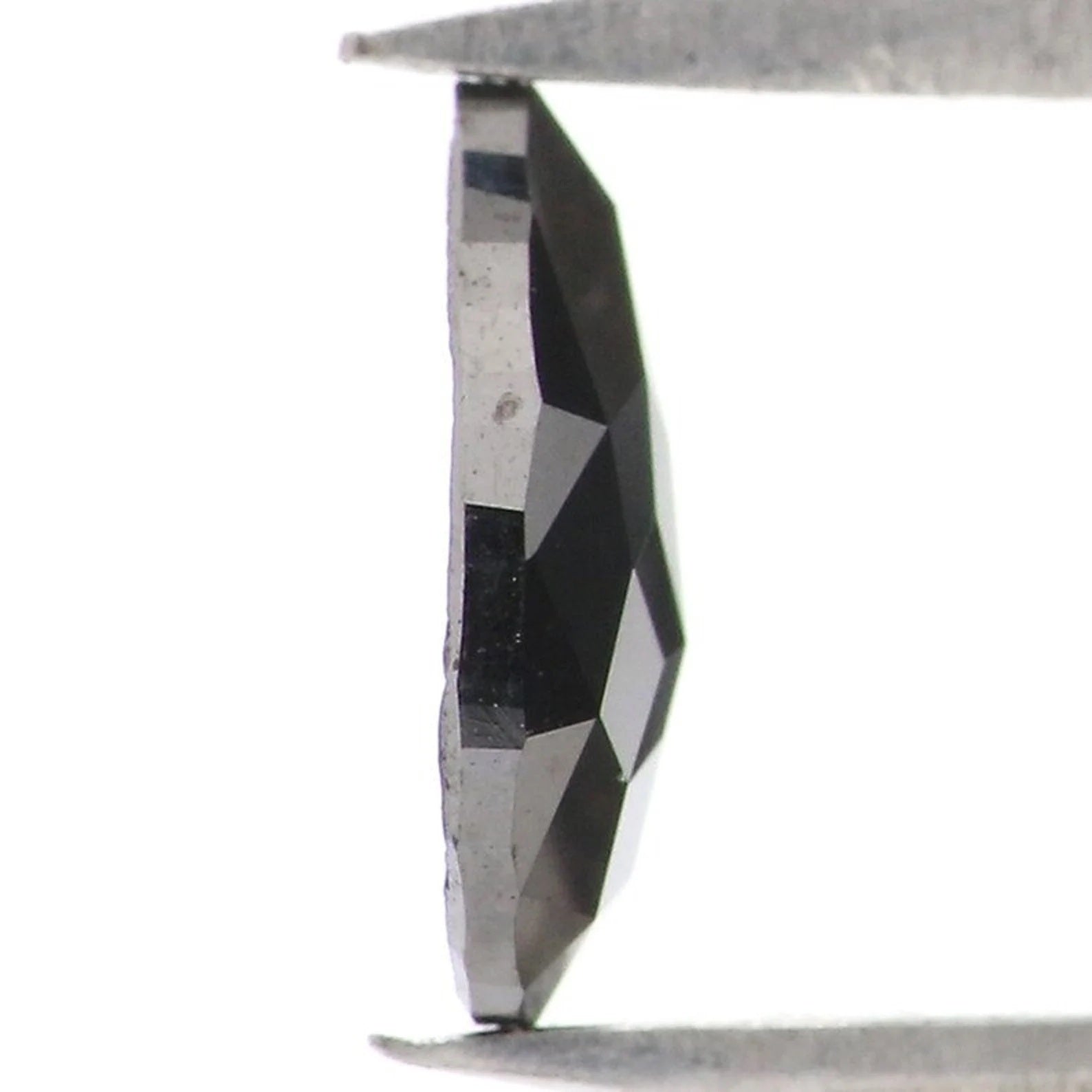 0.52 CT Natural Loose Pear Shape Diamond Black Color Pear Cut Diamond 7.30 MM Natural Loose Diamond Black Color Pear Rose Cut Diamond NQ2247