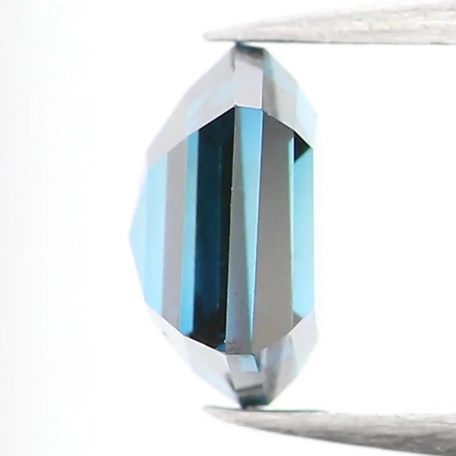 0.34 Ct Natural Loose Hexagon Shape Diamond Blue Color Hexagon Diamond 4.45 MM Natural Diamond Blue Color Hexagon Rose Cut Diamond NQ1395