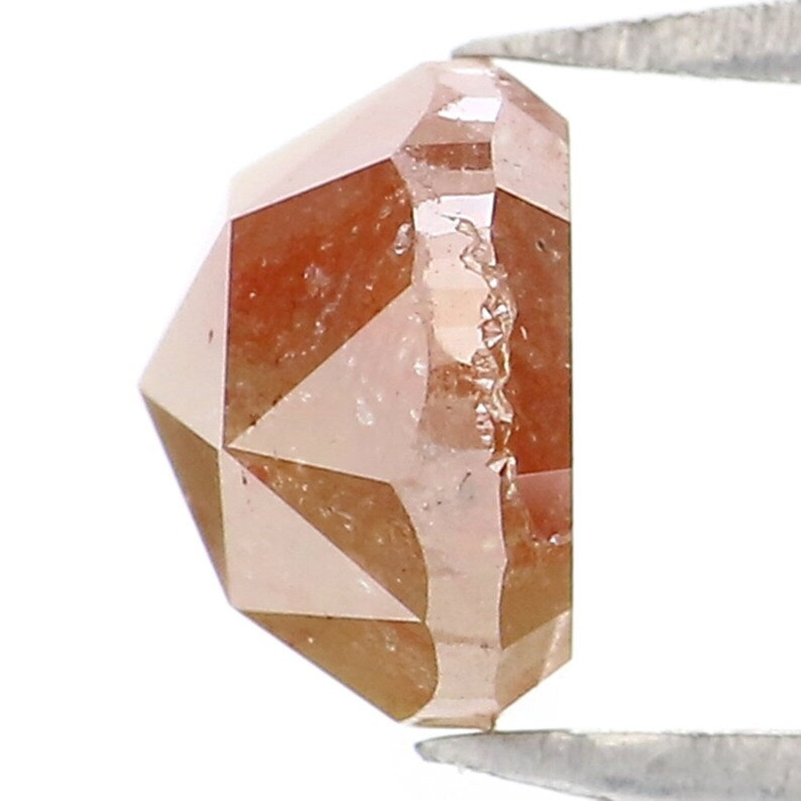 1.10 Ct Natural Loose Round Shape Diamond Yellow Brown Color Round Cut Diamond 5.80 MM Natural Loose Diamond Round Rose Cut Diamond NQ102