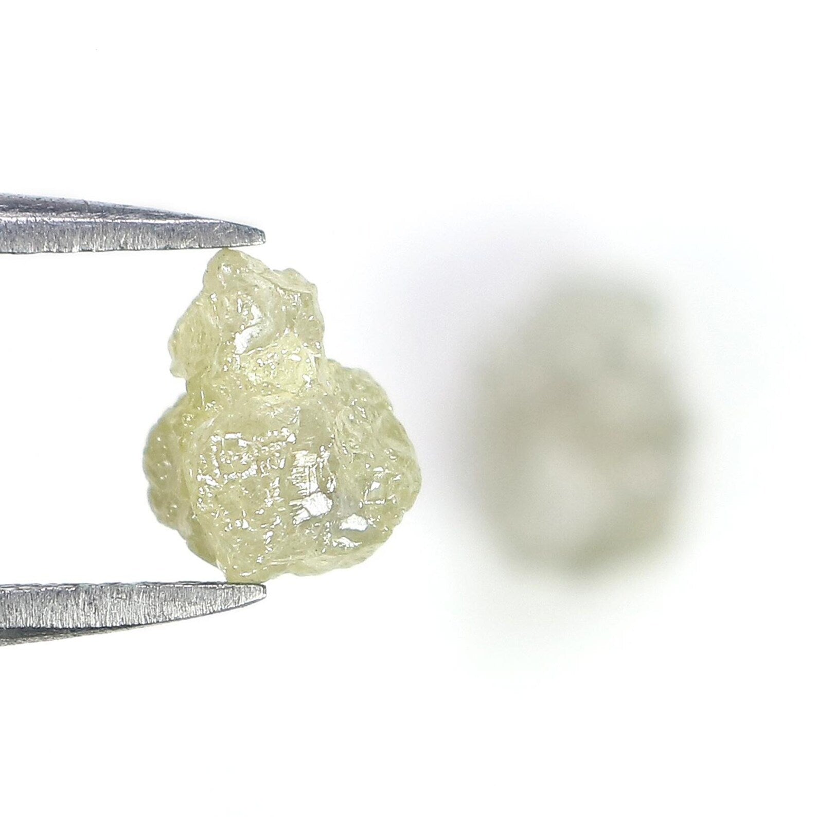 2.68 CT Natural Loose Rough Shape Diamond Grey Color Rough Uncut Diamond 7.65 MM Natural Grey Diamond Rough Irregular Cut Diamond NQ2580