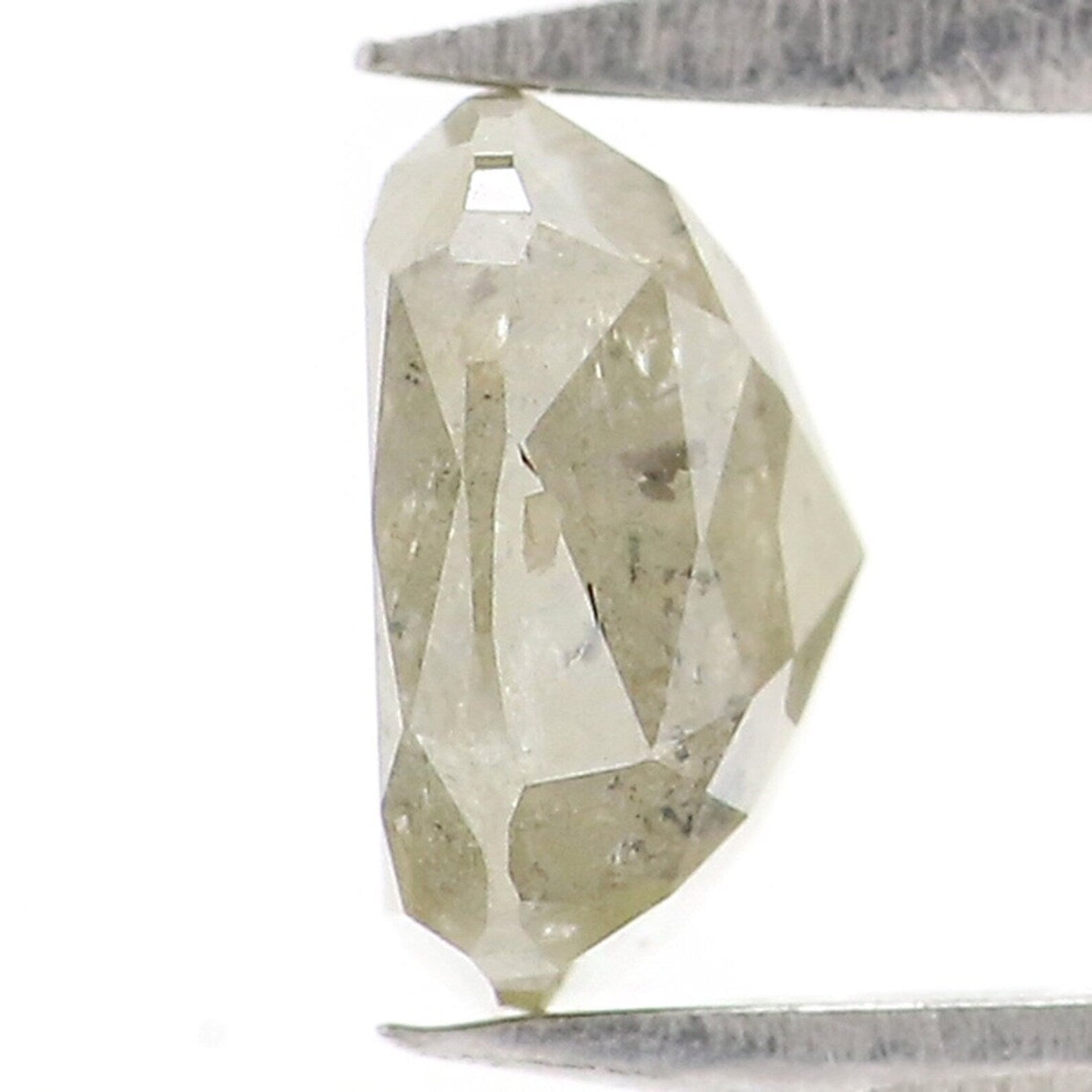 1.20 CT Natural Loose Cushion Shape Diamond Green Color Cushion Cut Diamond 6.35 MM Natural Loose Diamond Cushion Rose Cut Diamond NQ2378