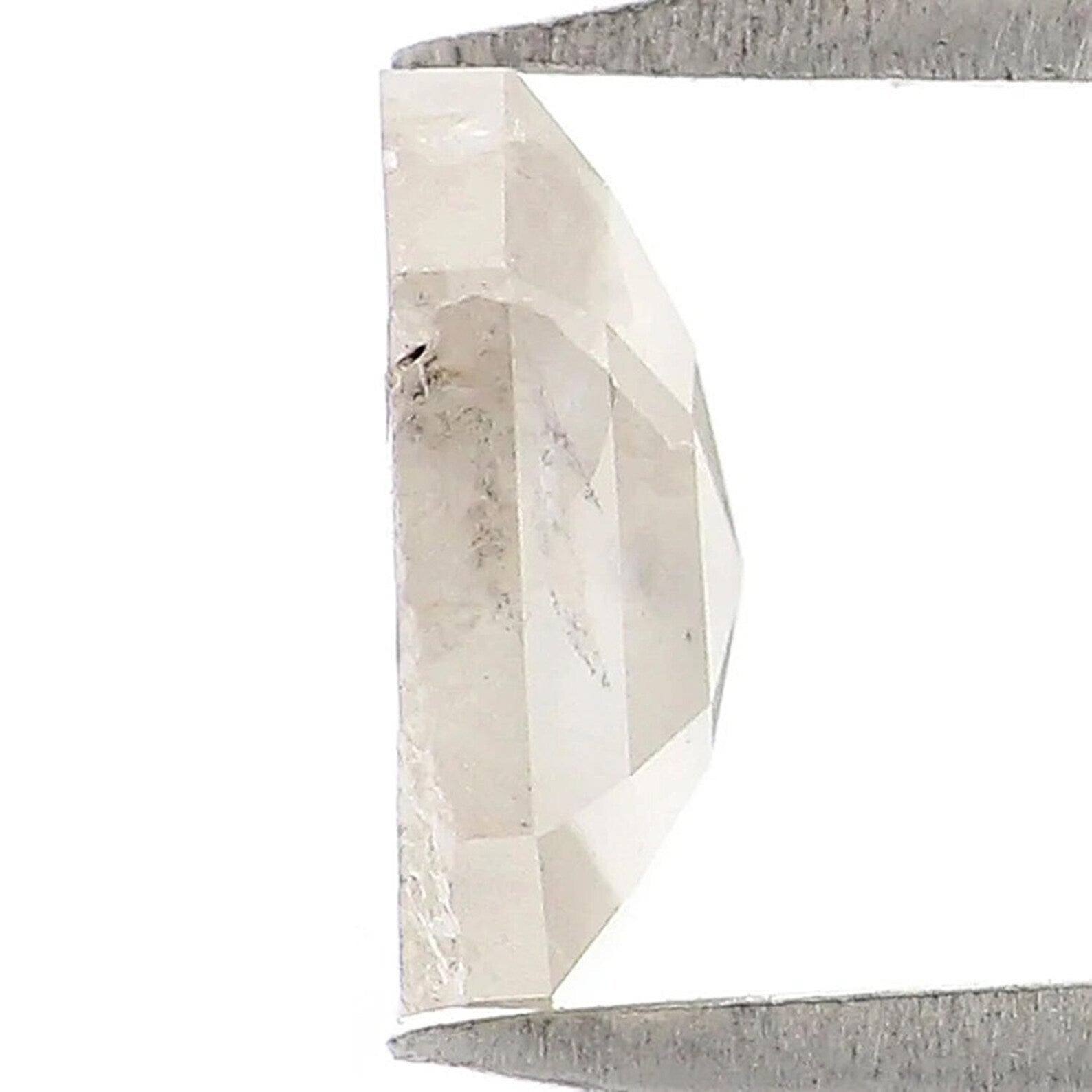 0.91 CT Natural Loose Emerald Shape Diamond White Color Emerald Cut Diamond 6.40 MM Natural Loose Grey Color Emerald Rose Cut Diamond NQ7692