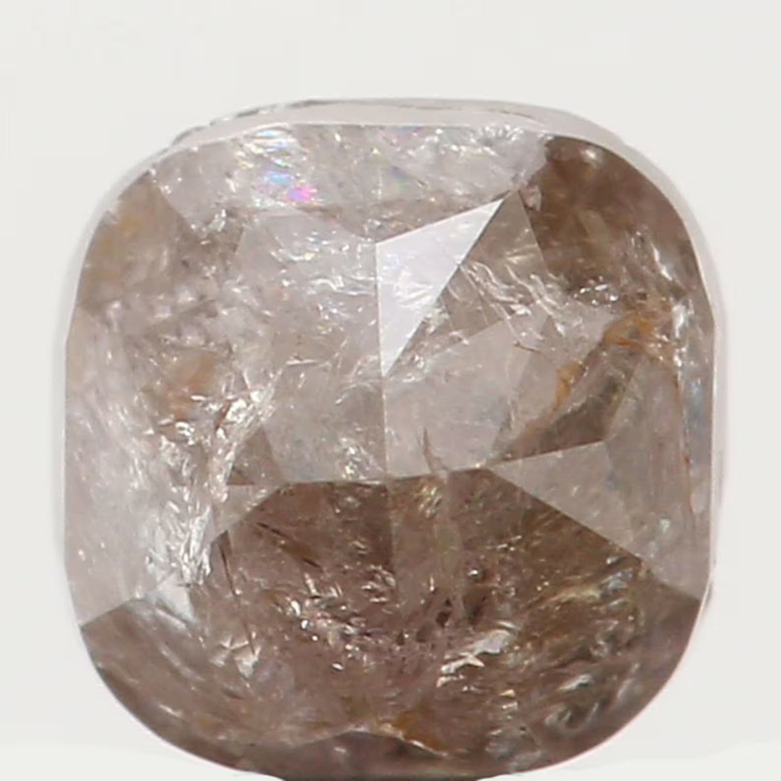 0.29 CT Natural Loose Cushion Shape Diamond Fancy White Grey Color Cushion Diamond 3.40 MM Natural Loose Cushion Brilliant Cut Diamond N7250
